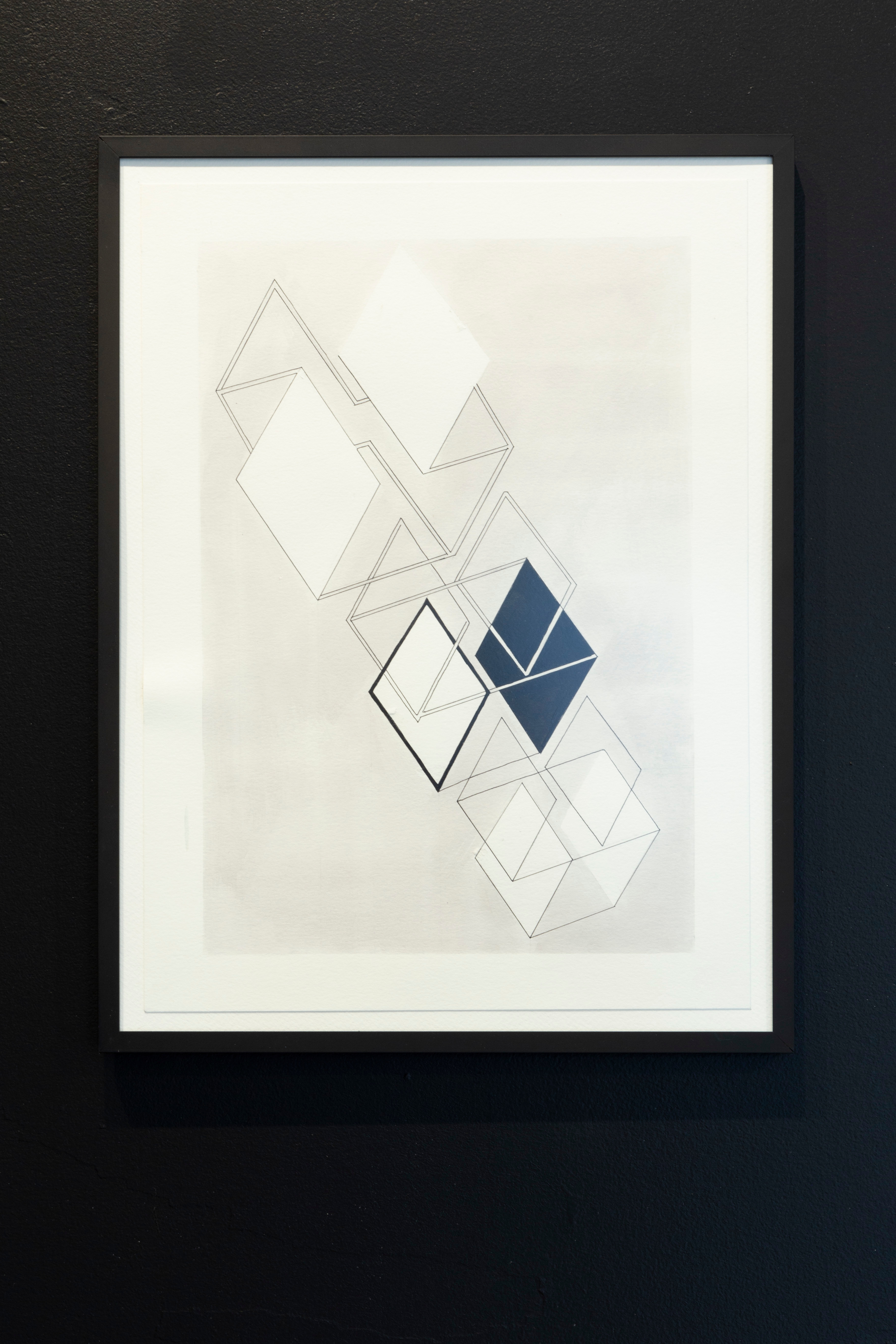 Artwork by Sofia Escobar, Selected Line Works I, Made of Ink on watercolour paper 