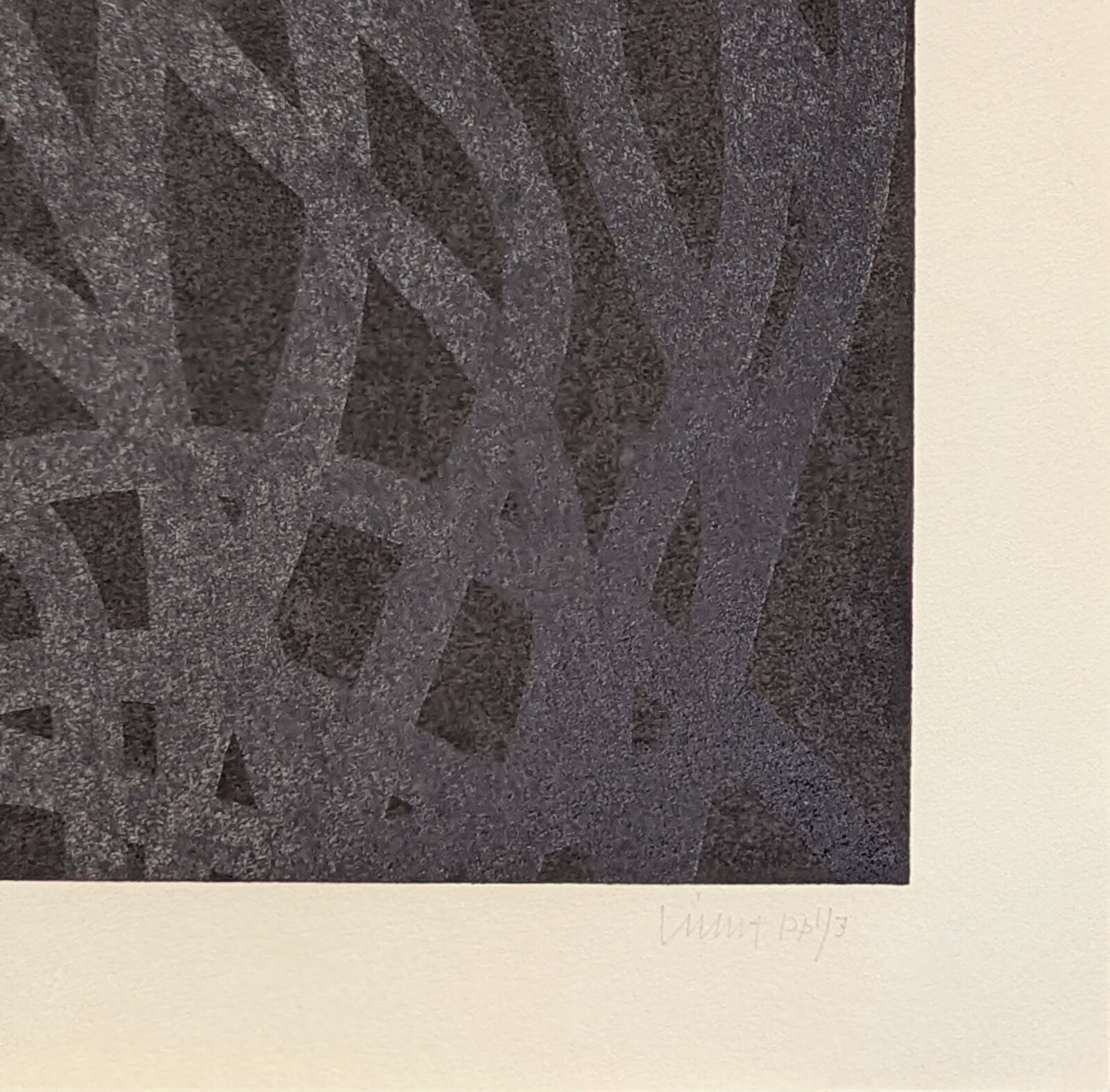Artwork by Sol LeWitt, LOOPY DOOPY (BLACK/GRAY), Made of Woodcut 