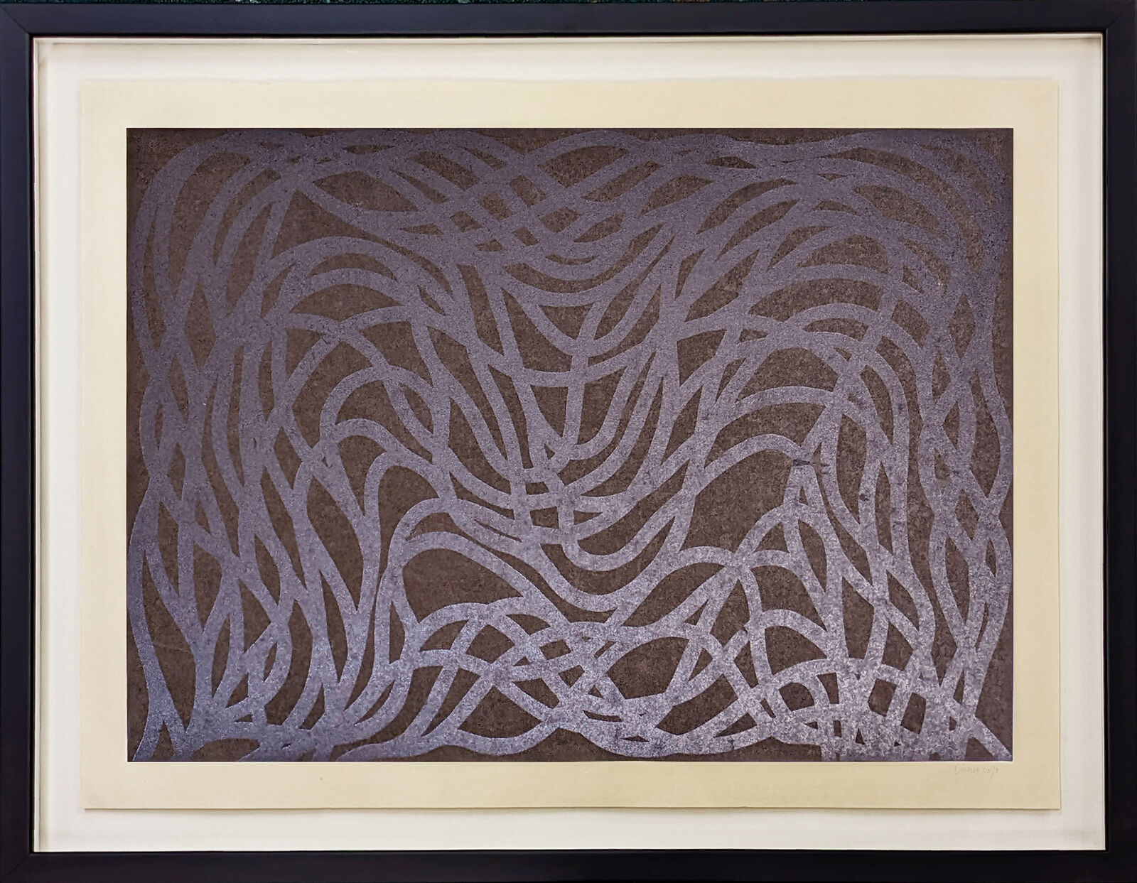 LOOPY DOOPY (BLACK/GRAY) by Sol LeWitt, 2000