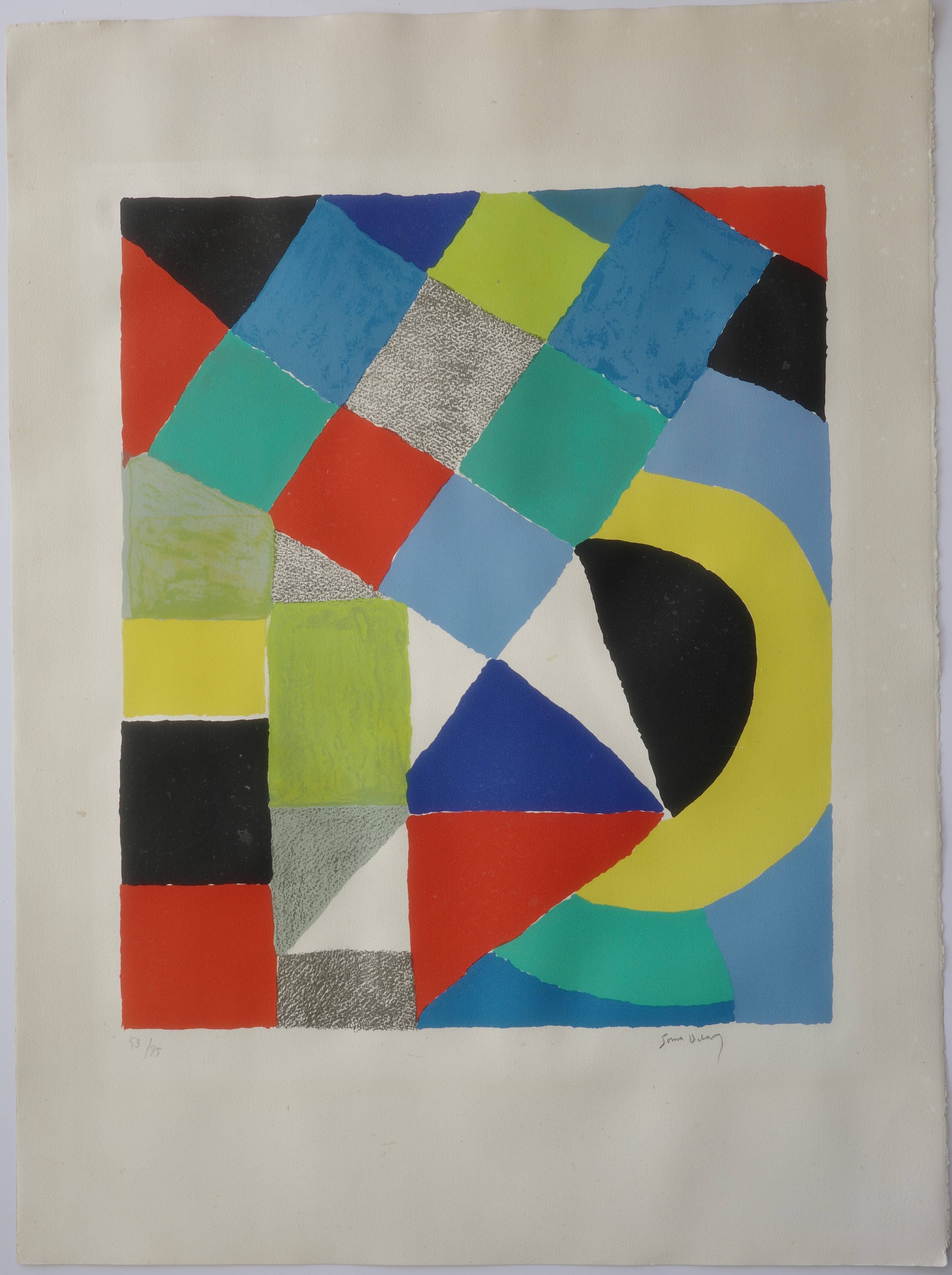 Arlequin (Harlequin) by Sonia Delaunay, 1974