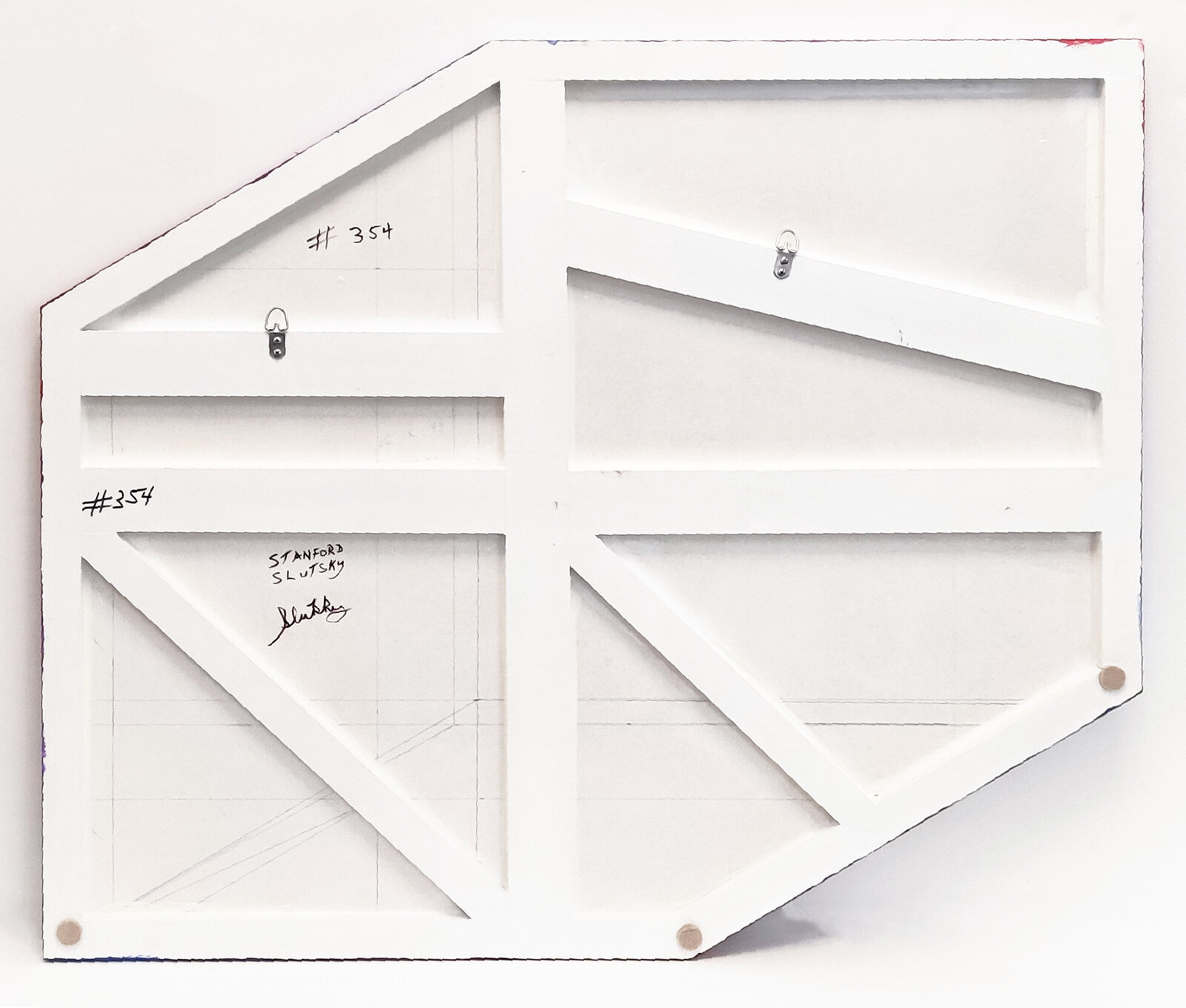 A colorful abstract painting on a white background.