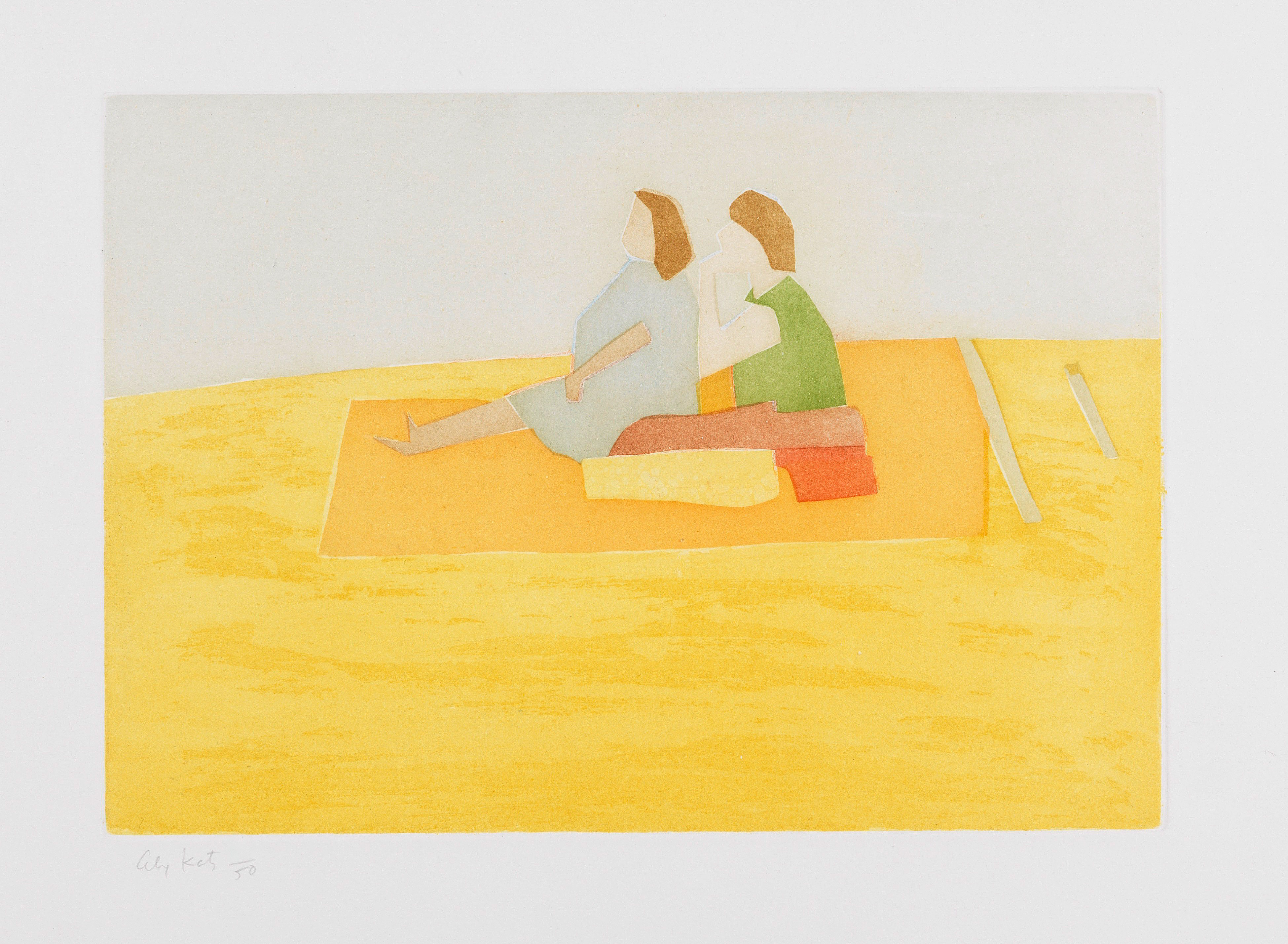 Untitled (Flying Carpet) by Alex Katz, 2008