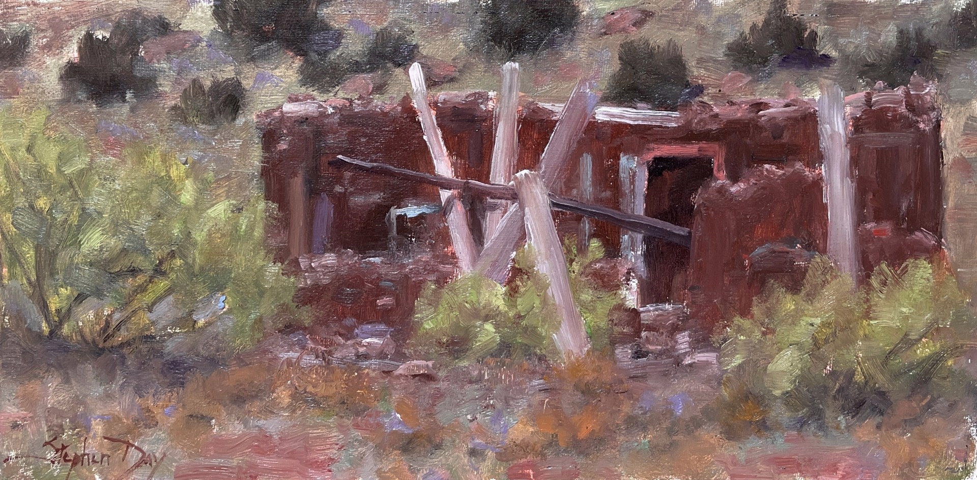 Adobe Ruin - New Mexico by Stephen Day, 2021