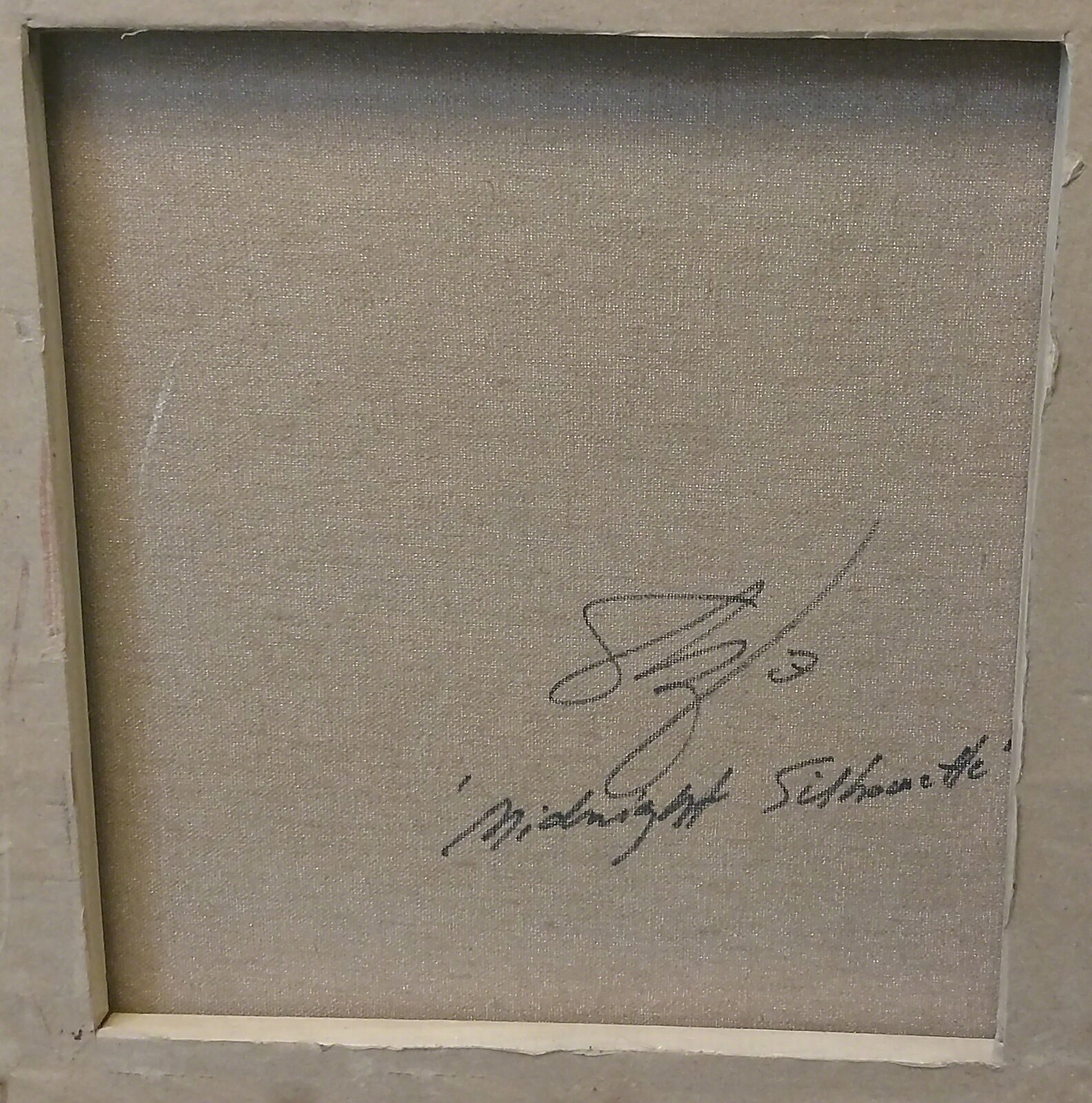 Artwork by Stephen Shortridge, Midnight Silhouette, Made of Oil On Canvas 