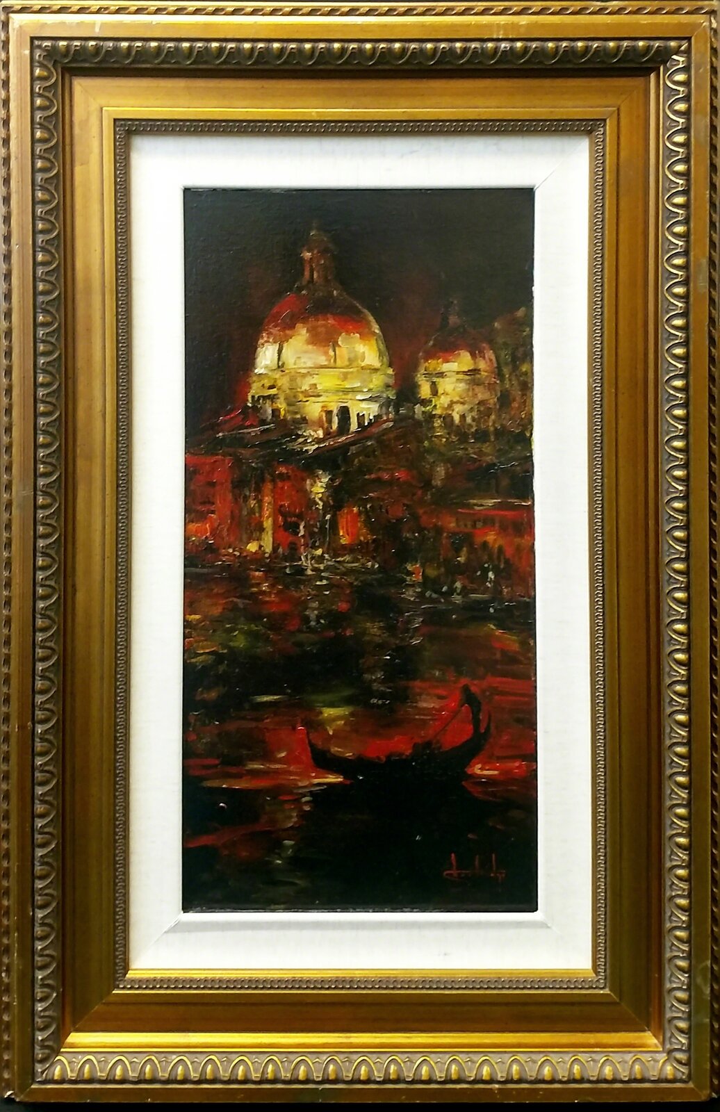 Artwork by Stephen Shortridge, Midnight Silhouette, Made of Oil On Canvas 