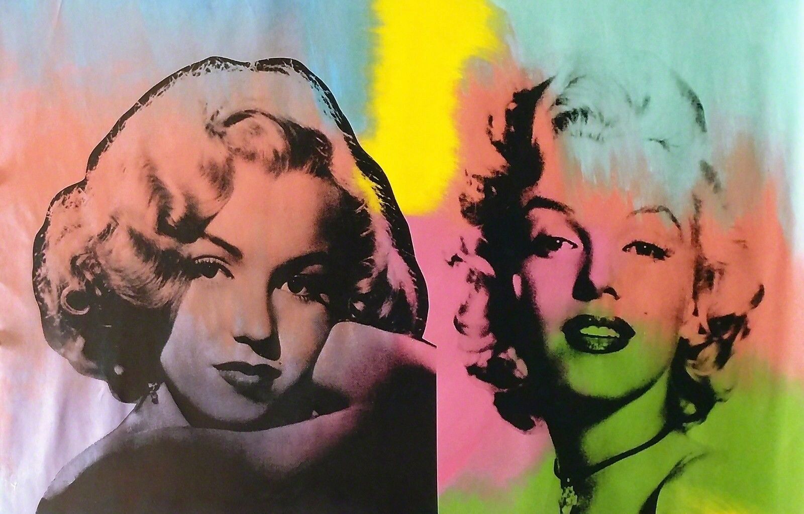 DOUBLE MARILYN by Steve Kaufman, 1995-2005