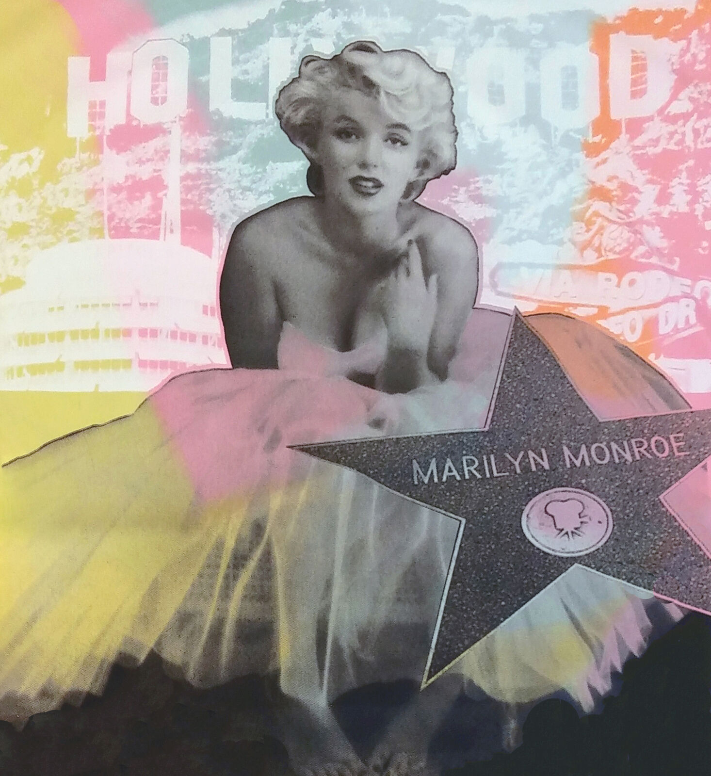 HOLLYWOOD MARILYN by Steve Kaufman, 1995-2005