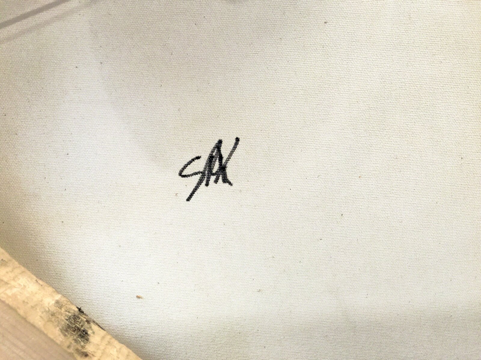 A painting of a group of eyes with the word Dali written on it.