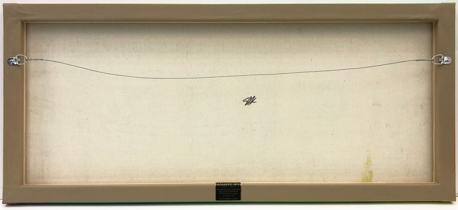 Artwork by Steve Kaufman, One Hundred Dollar Bill (unique hand painted silkscreen on canvas), Made of Oil Painted Silkscreen On Canvas 