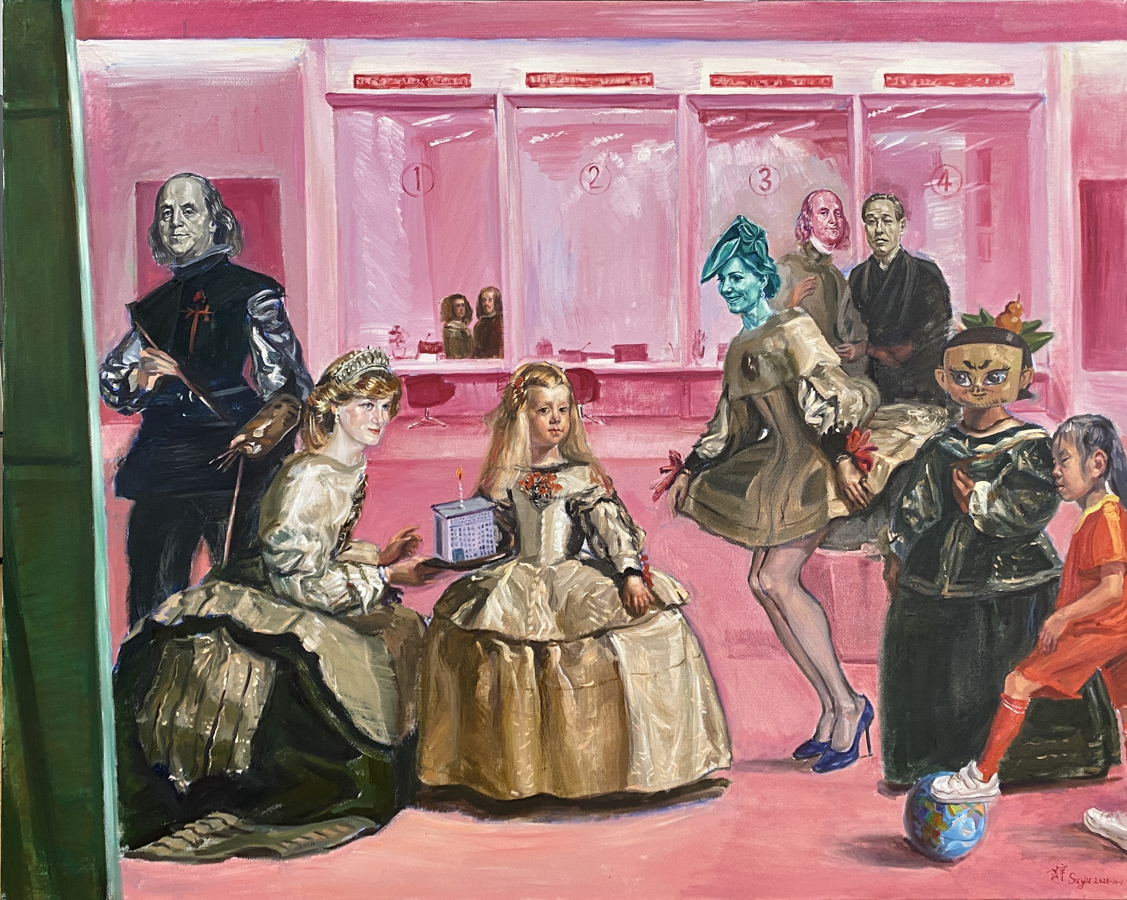 The Little Princess in the Bank