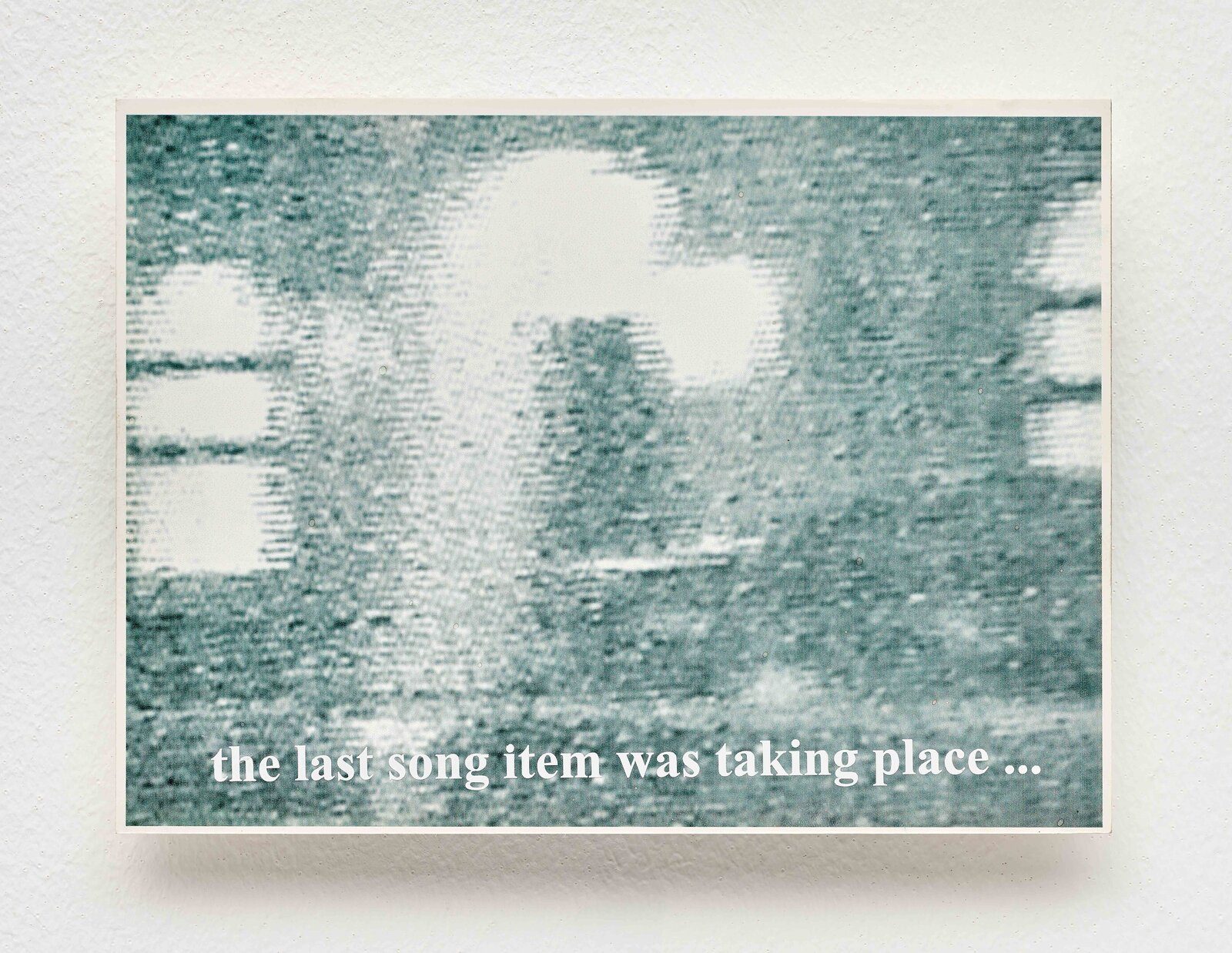 Artwork by Sue Williamson, Untitled (St James Massacre), Made of Set of 14 duotone photocopies and digital video 