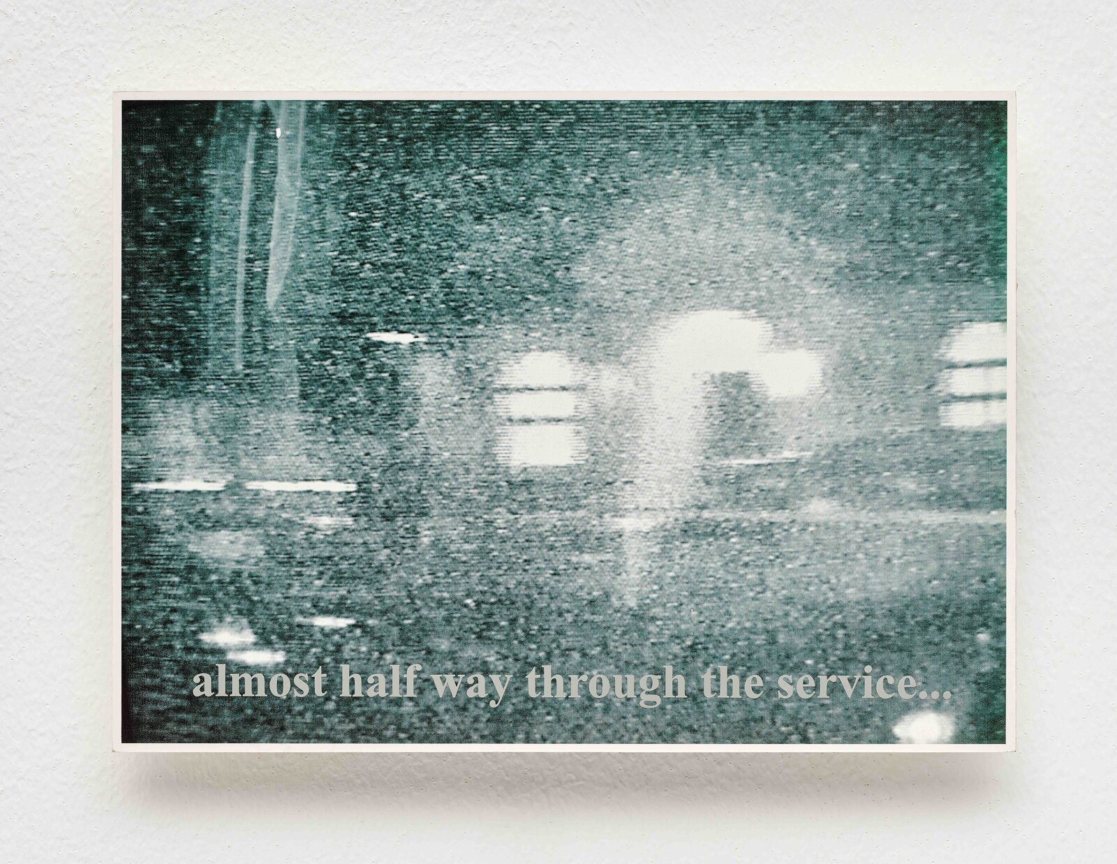 Artwork by Sue Williamson, Untitled (St James Massacre), Made of Set of 14 duotone photocopies and digital video 