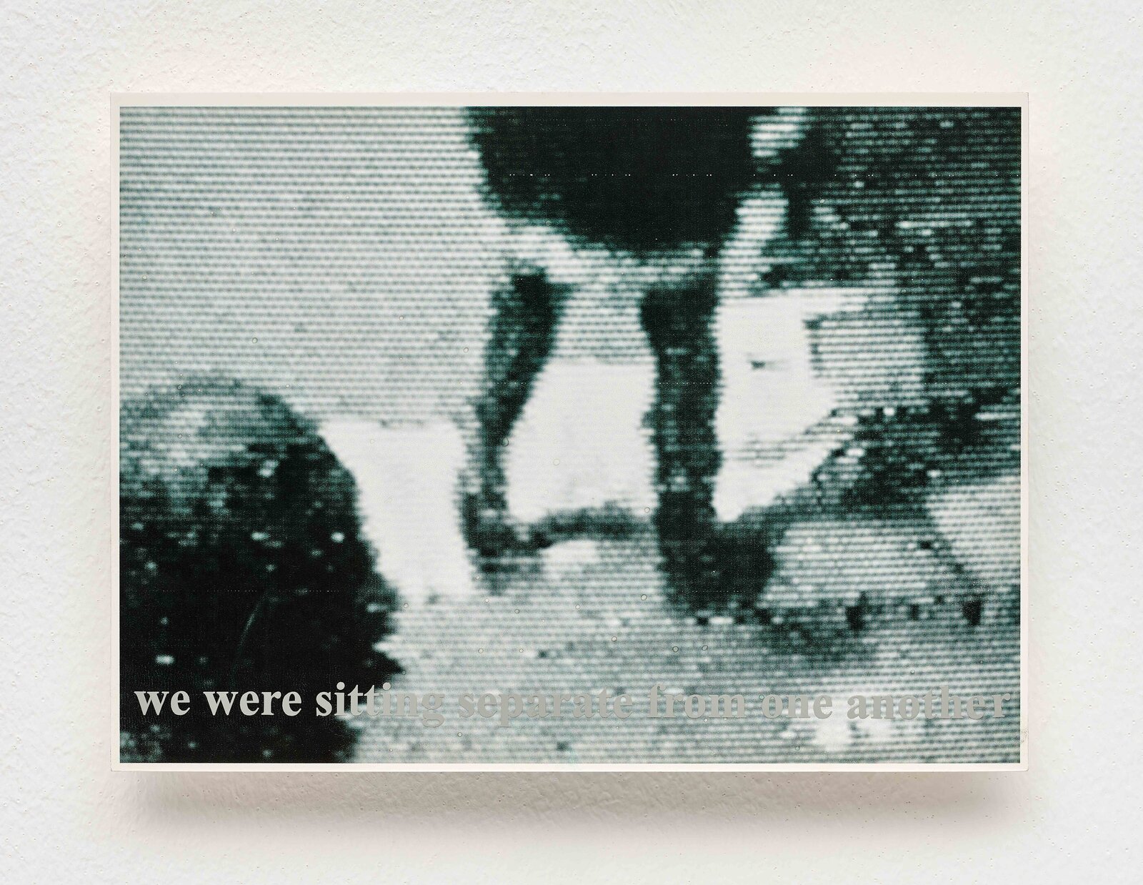 Artwork by Sue Williamson, Untitled (St James Massacre), Made of Set of 14 duotone photocopies and digital video 