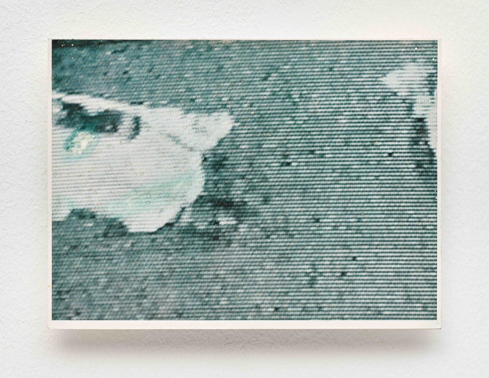 Artwork by Sue Williamson, Untitled (St James Massacre), Made of Set of 14 duotone photocopies and digital video 