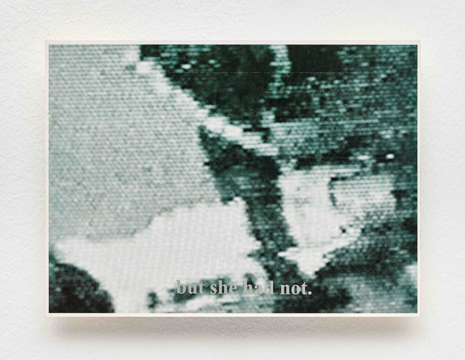 Artwork by Sue Williamson, Untitled (St James Massacre), Made of Set of 14 duotone photocopies and digital video 