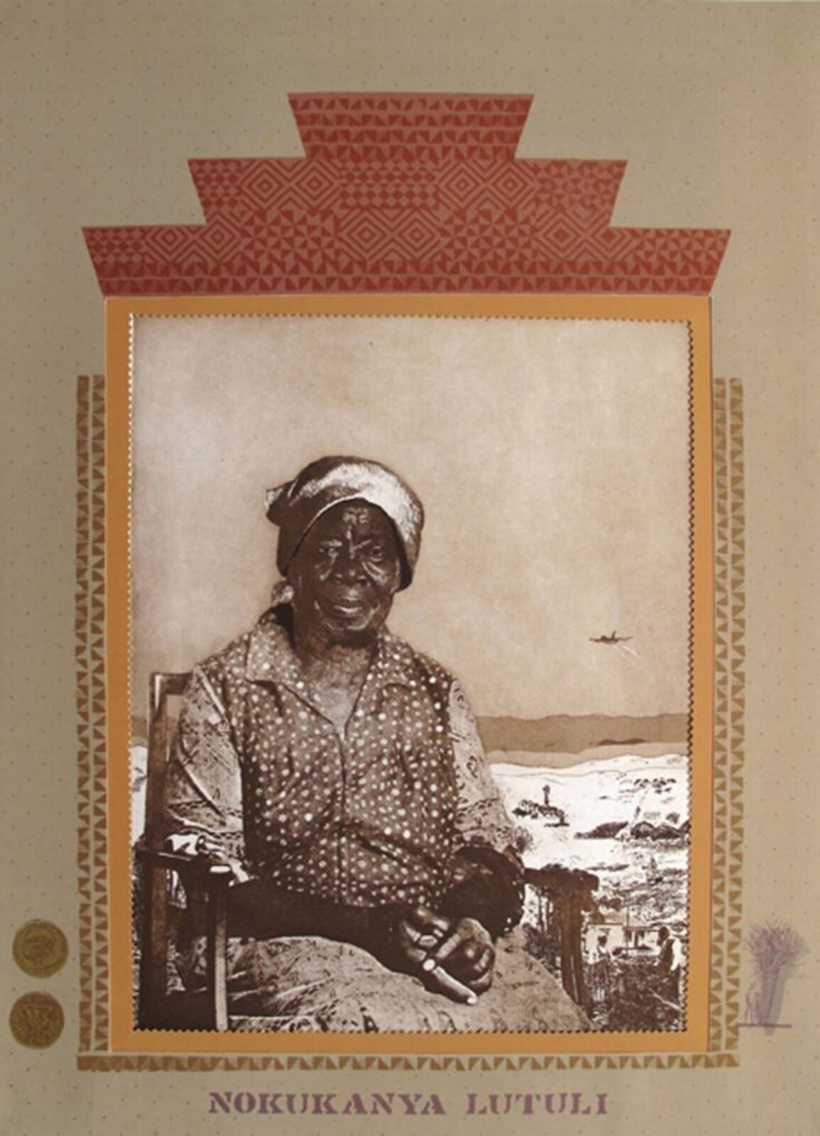 A Few South Africans: Nokukanya Luthuli by Sue Williamson, 1983