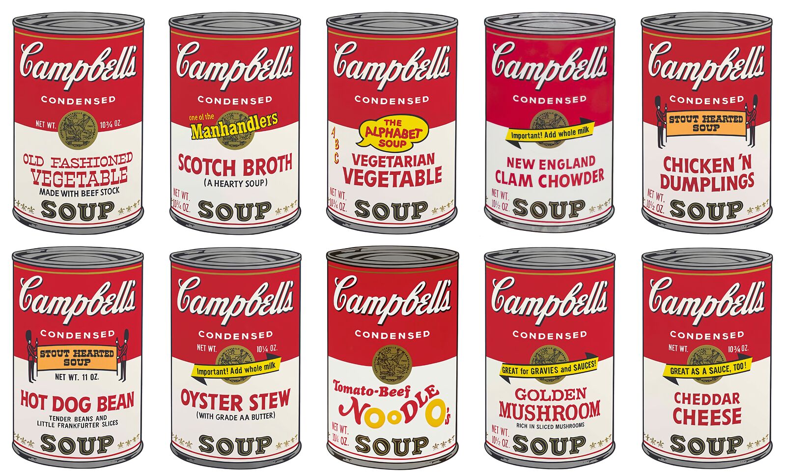 Campbell's Soup Can II Portfolio (10 prints)
