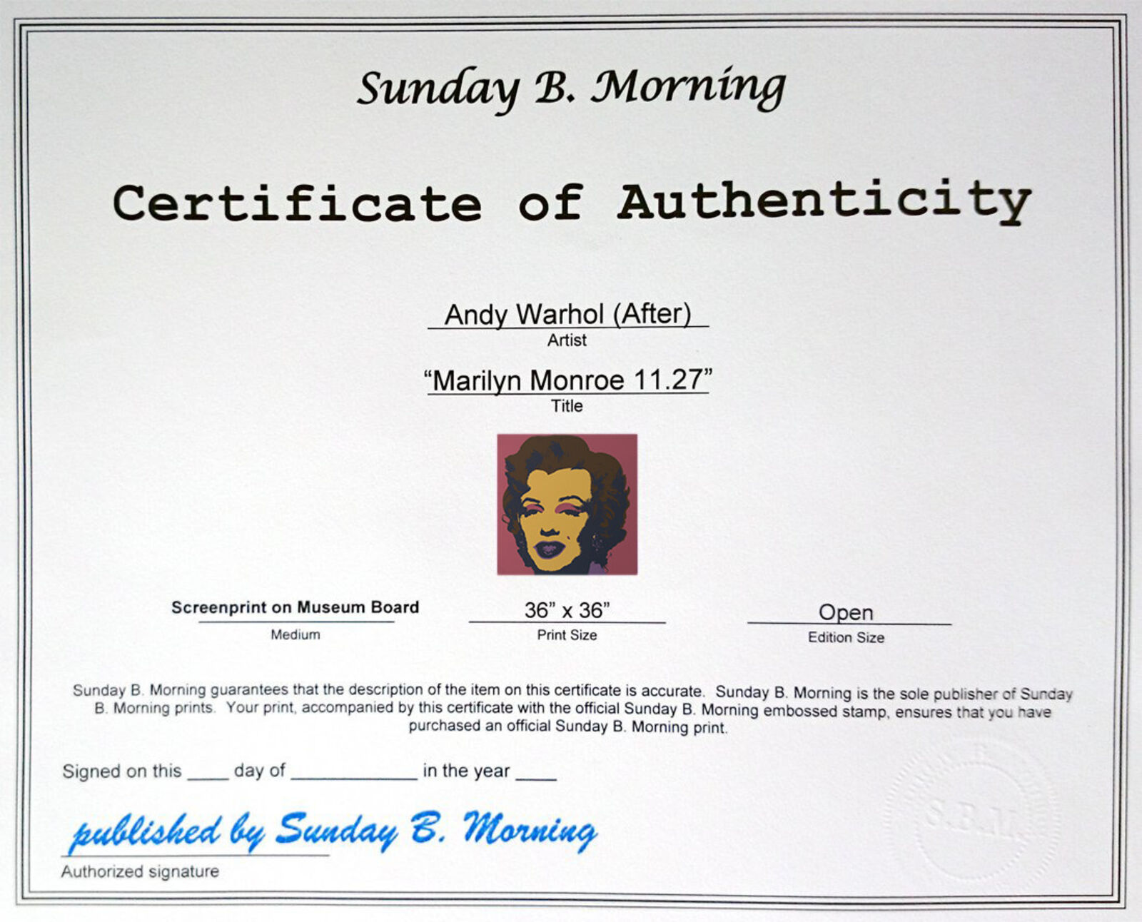 marilyn monroe by andy adams