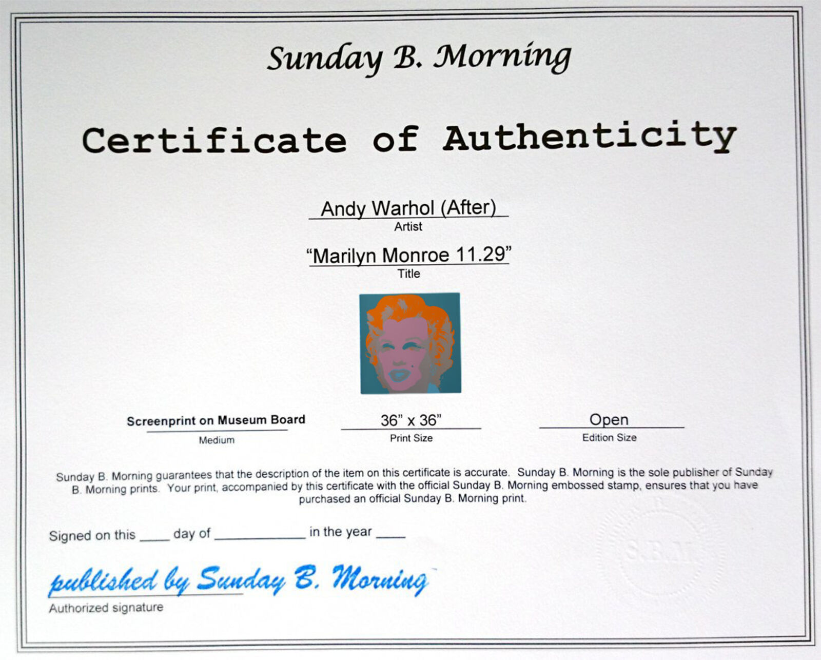 marilyn monroe by andy adams