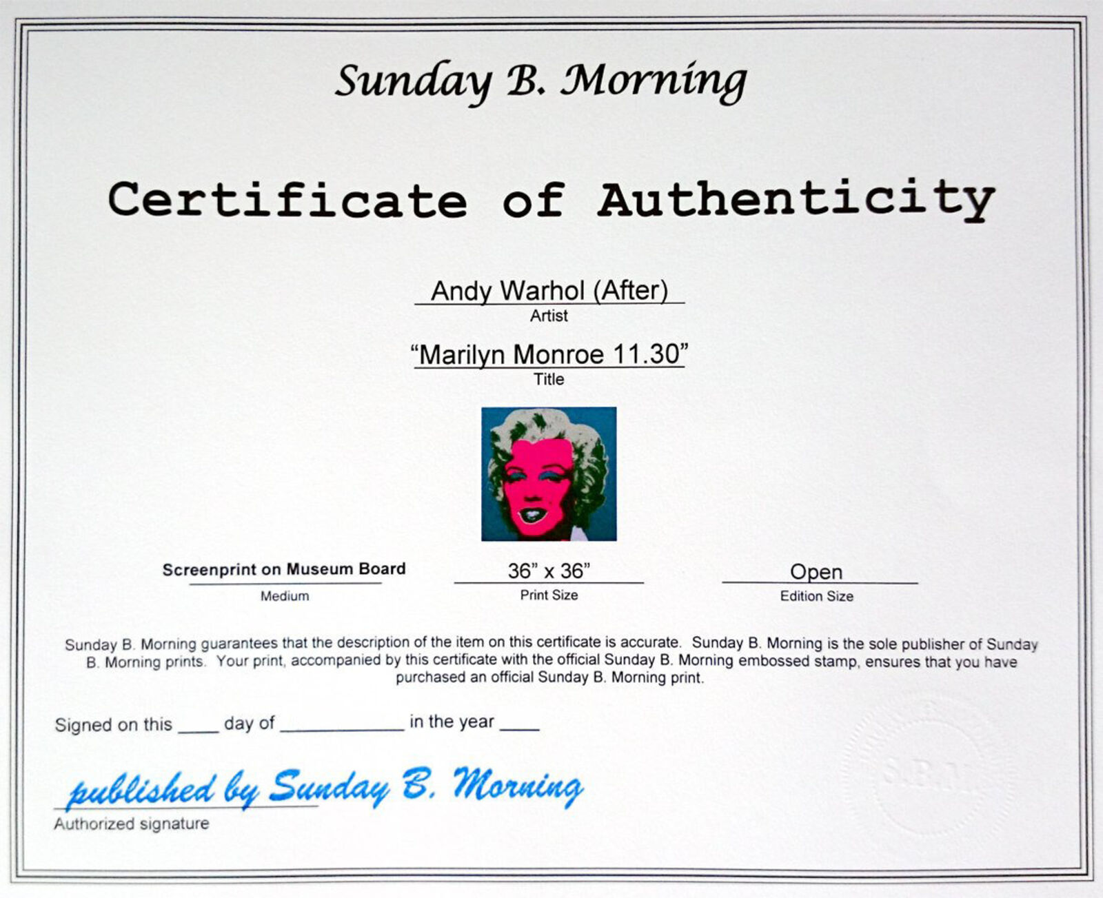 marilyn monroe by andy adams