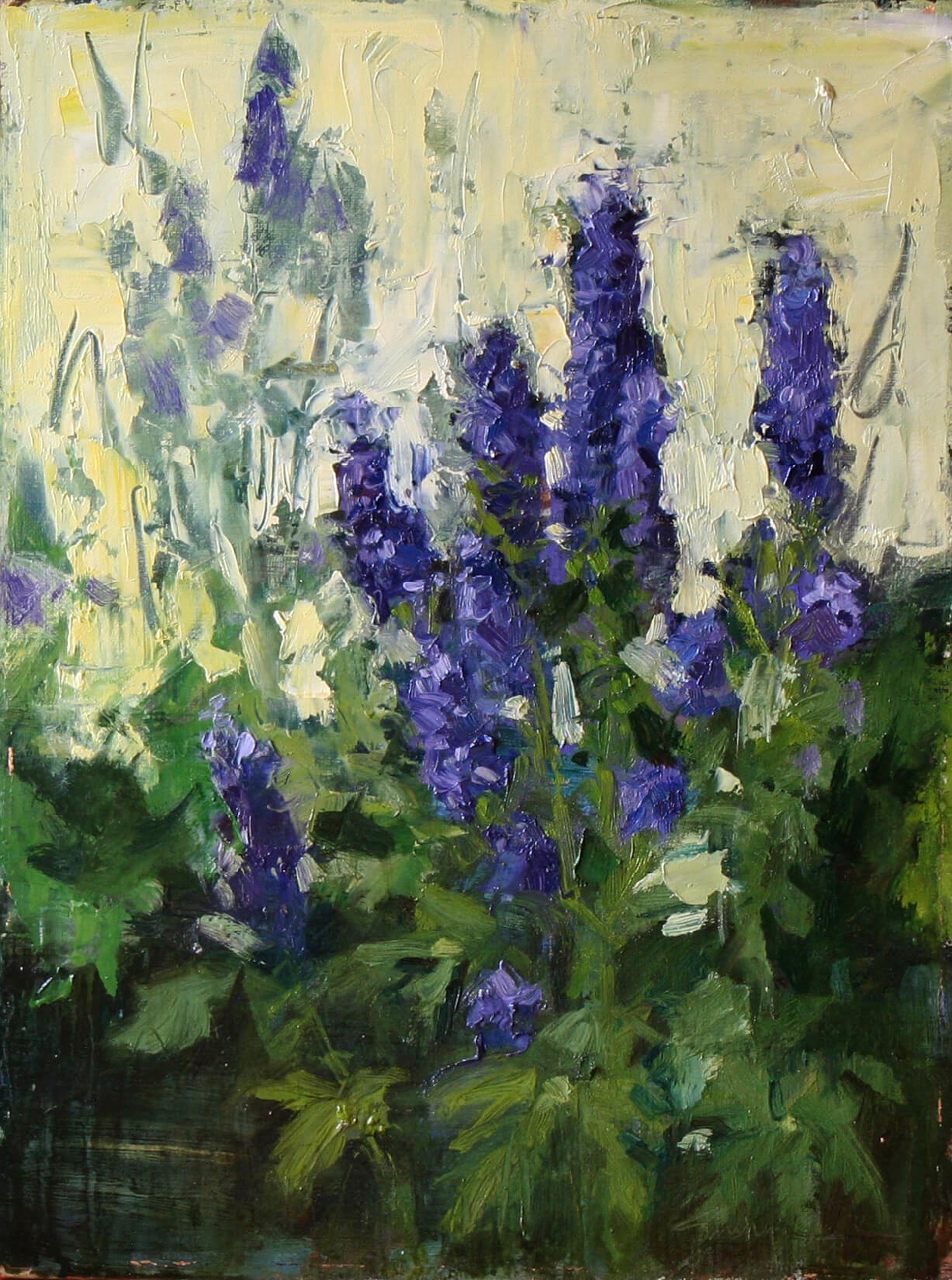 Chapel Delphiniums by Susie  Hyer, 2023