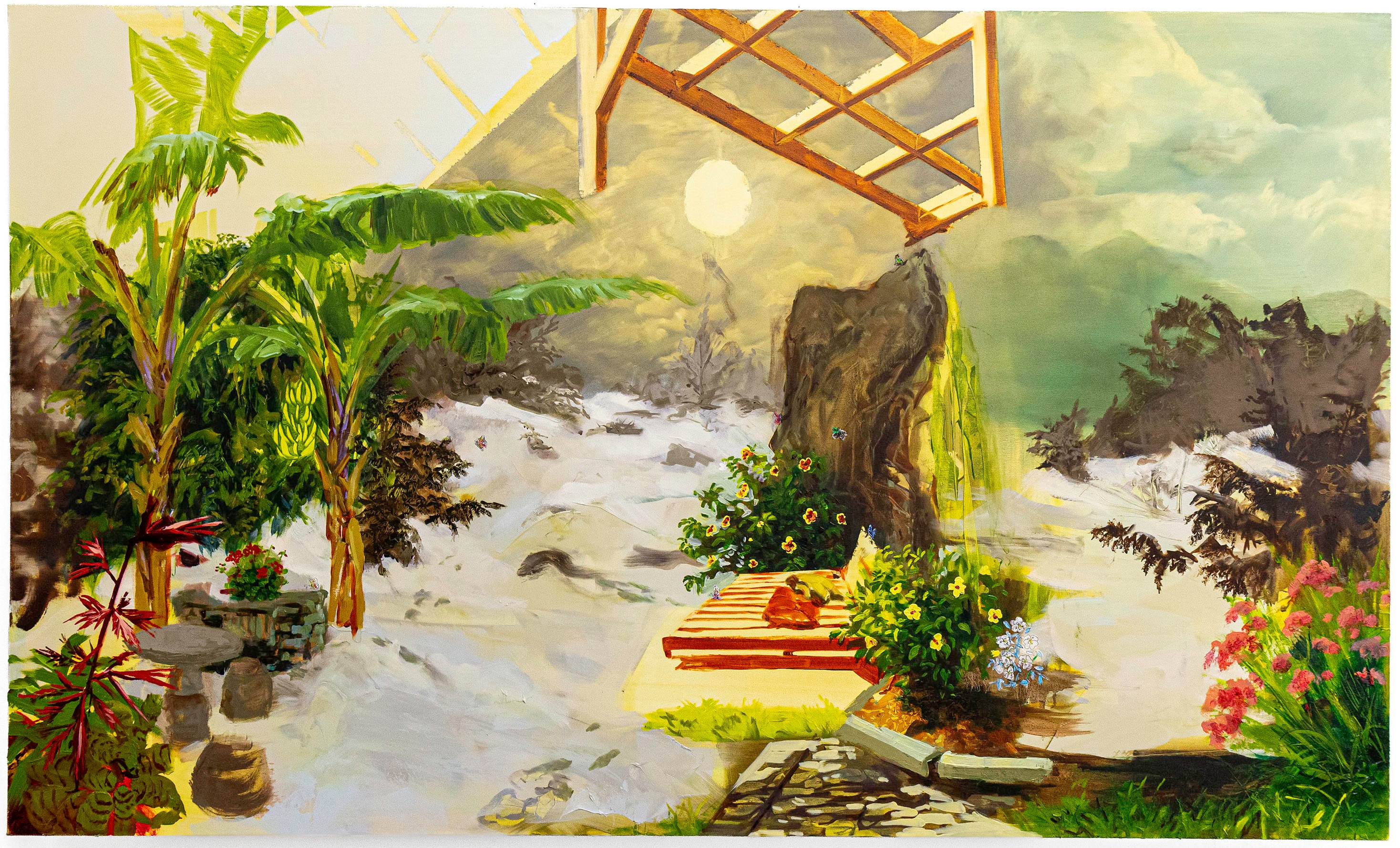 The Banana Trees Stand Vigil in Your Resting Place by Sylvia Trotter Ewens, 2023