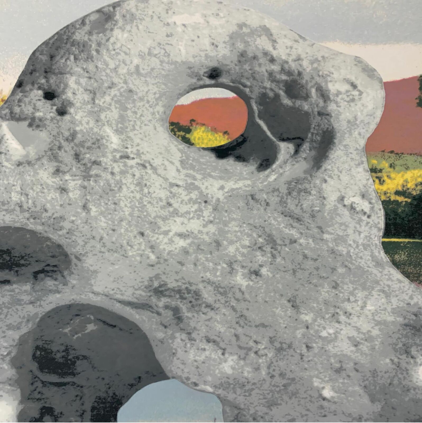 Artwork by Tacita Dean, An Organised Whole (Tate Modern 21 Years), Made of 23 Colour Screenprint with pearlescent inks on Somerset Radiant White Satin 410gsm 