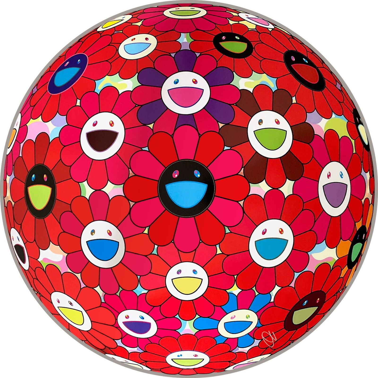 Burning Blood by Takashi Murakami, 2018