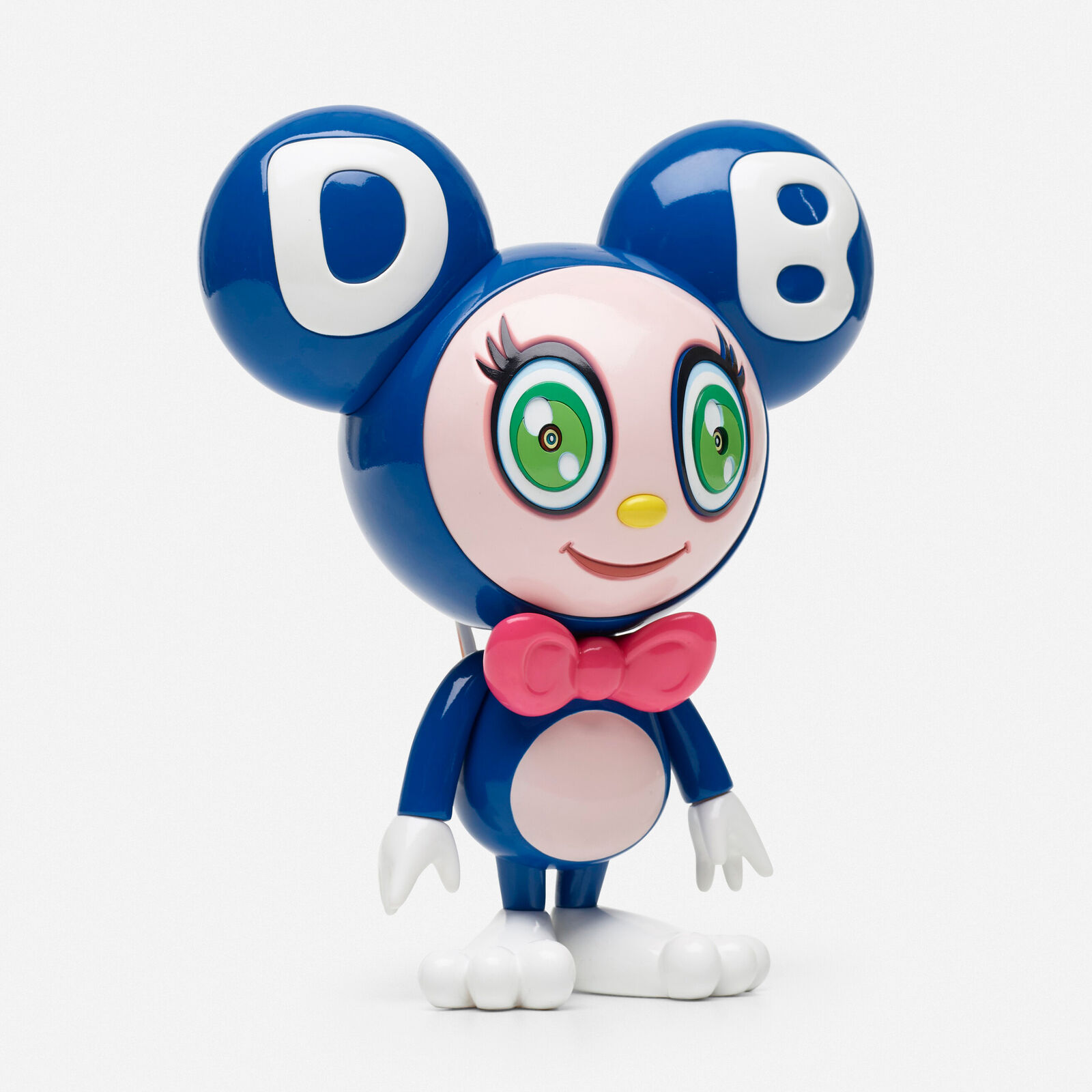 Artwork by Takashi Murakami, DOB-kun (Dark Blue), Made of Painted Cast Vinyl 