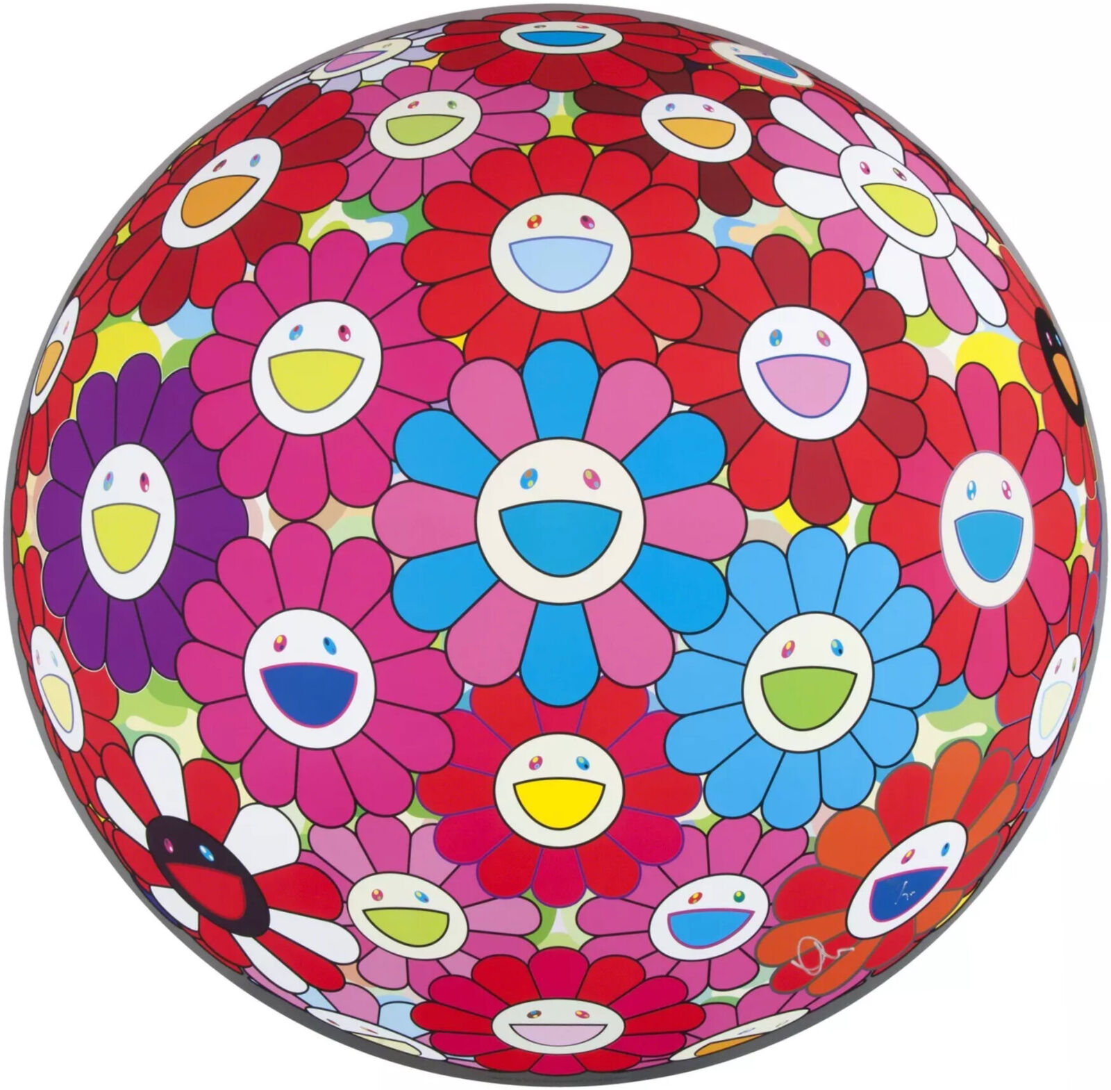 Flowerball (3D) - Blue, Red