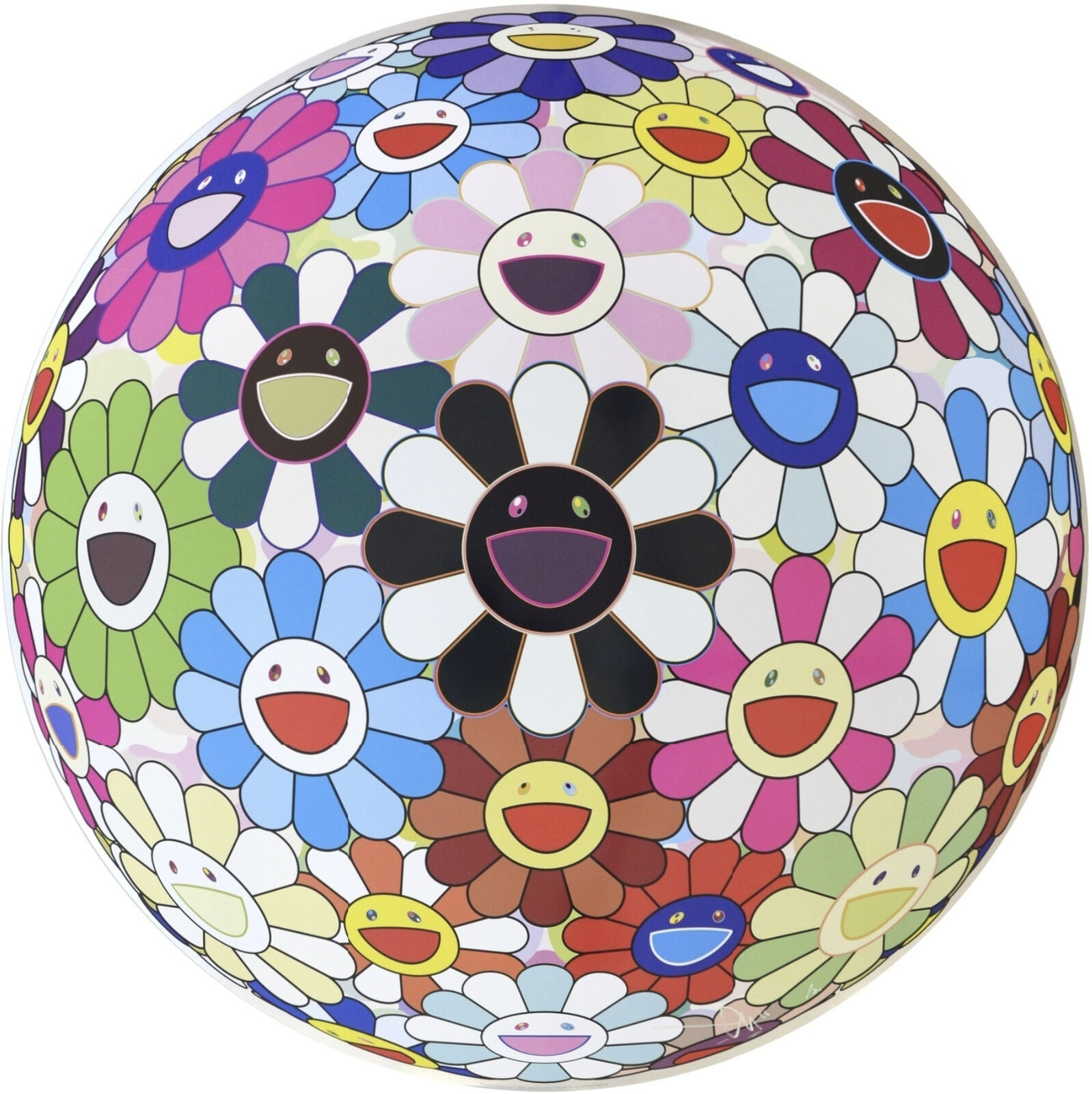 Flowerball Blood (3-D) V by Takashi Murakami, 2011