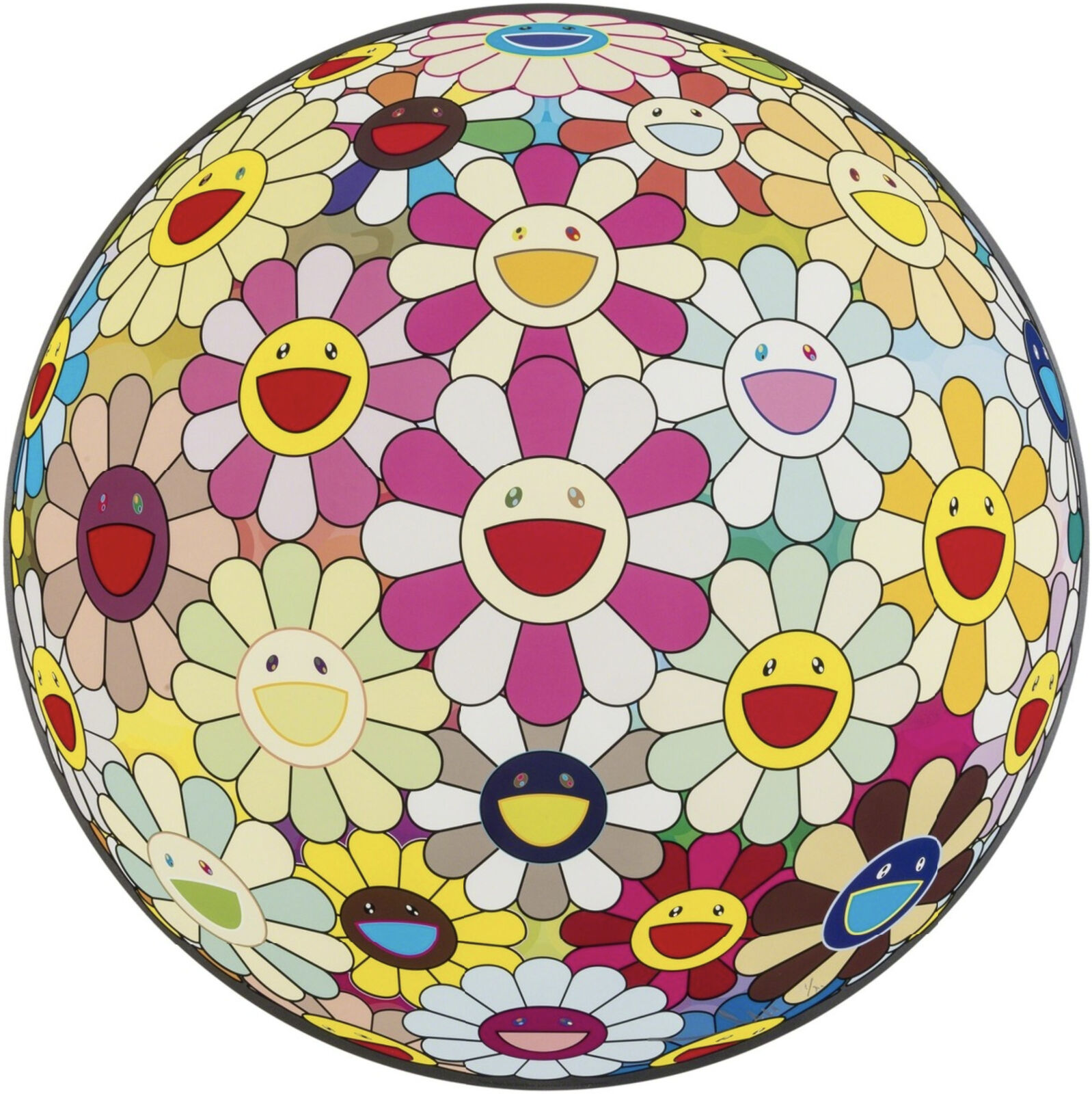 Flowerball Margaret (3D) by Takashi Murakami, 2011