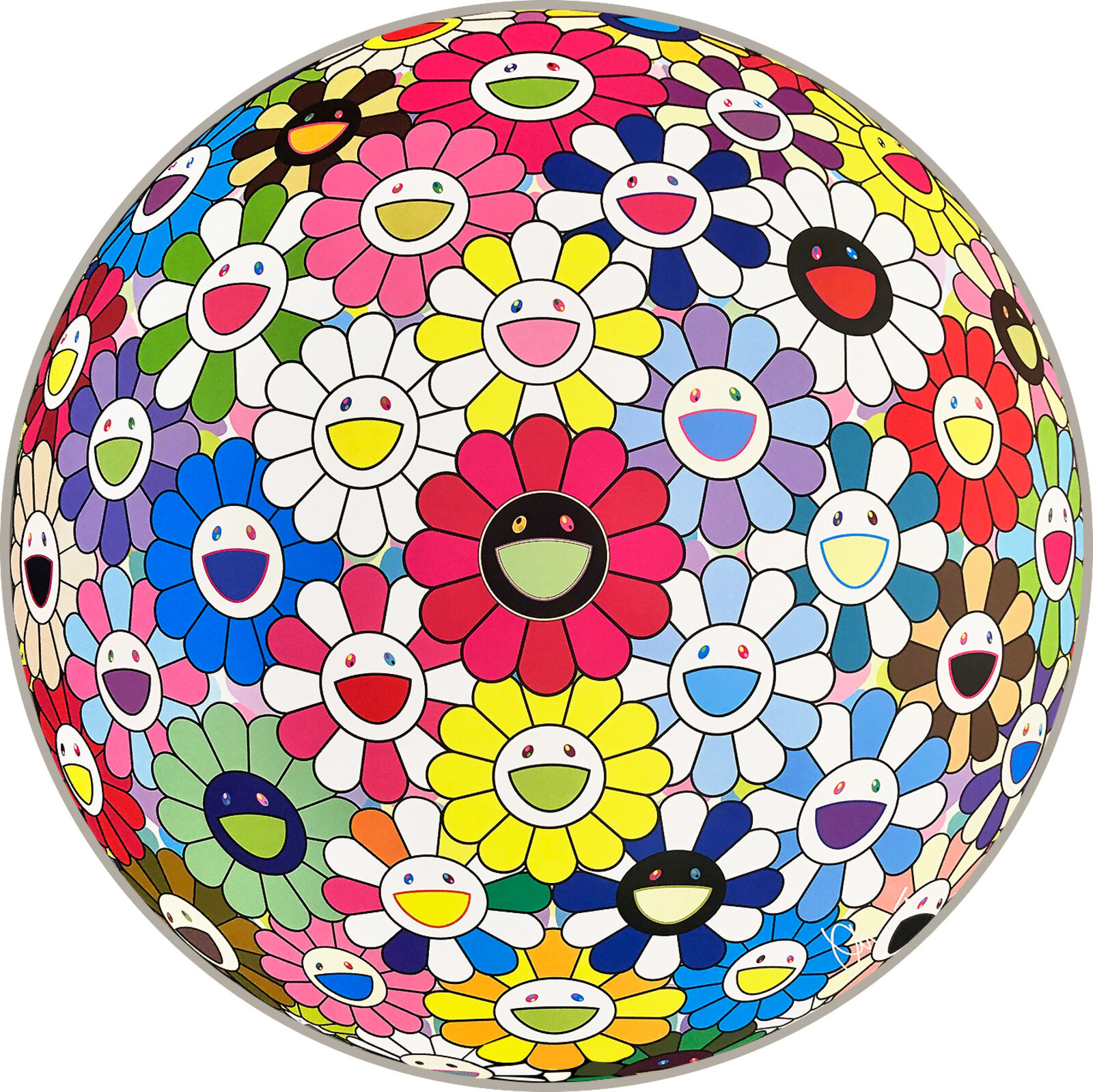 Artwork by Takashi Murakami, Hold Me Tight, Made of 4c offset print + cold stamp + high gloss varnishing 