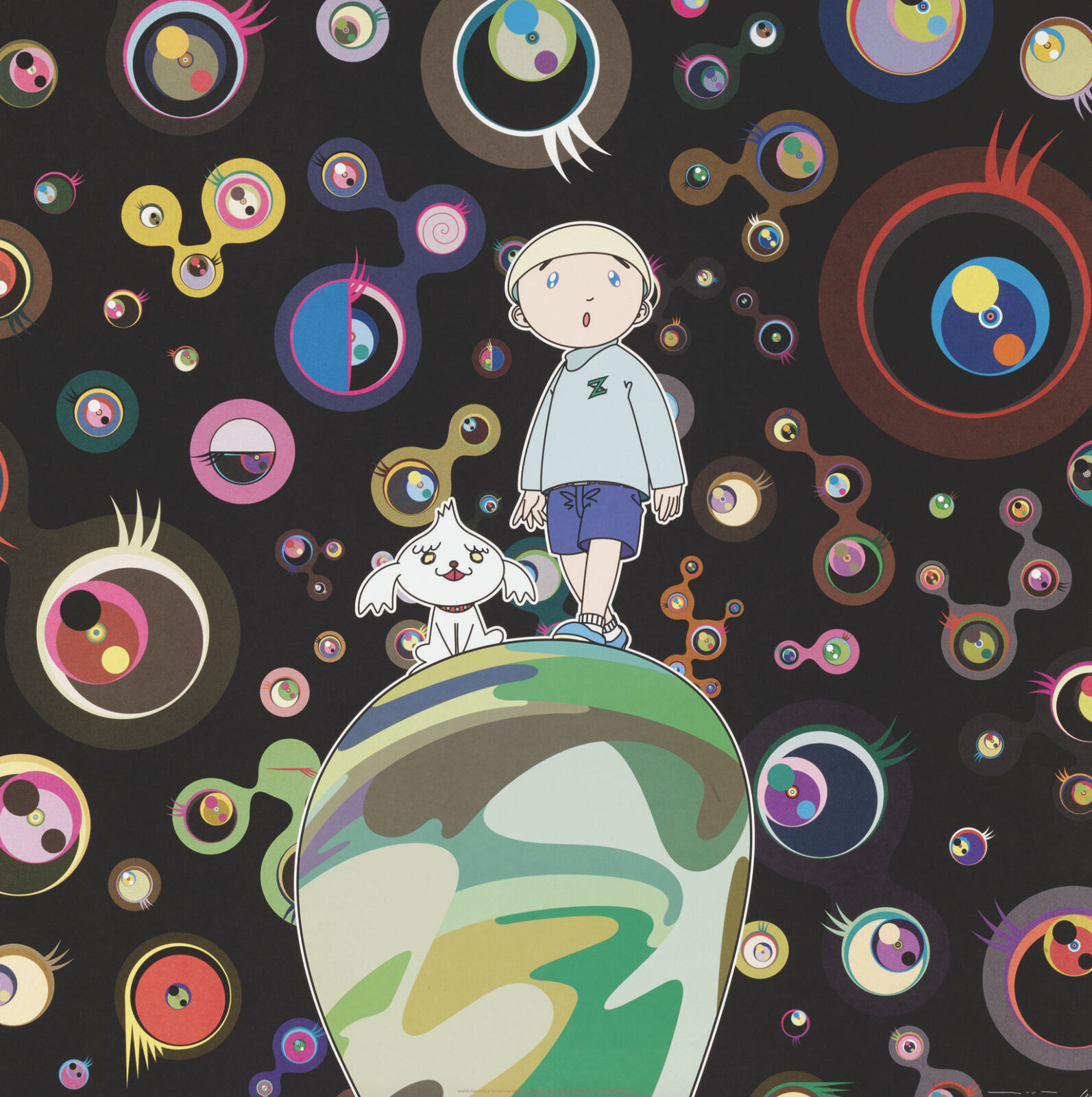 Jellyfish Eyes - MAX & Shimon in the Strange Forest by Takashi Murakami, 2005