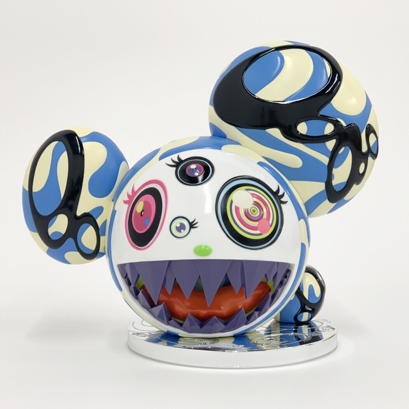Artwork by Takashi Murakami, Melting DOB (Ice Blue), Made of Painted Cast Vinyl 