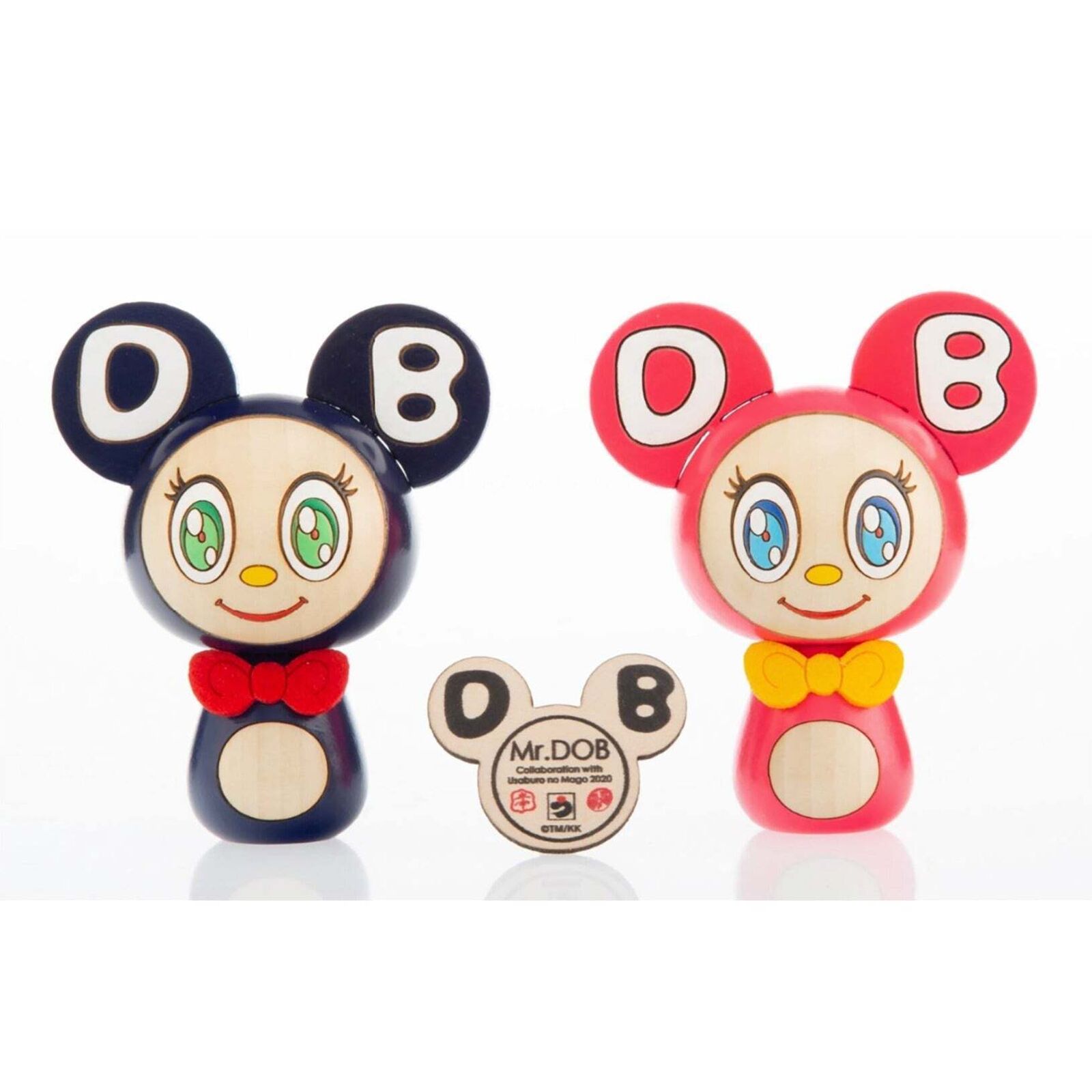 A couple of wooden toys that are next to each other.