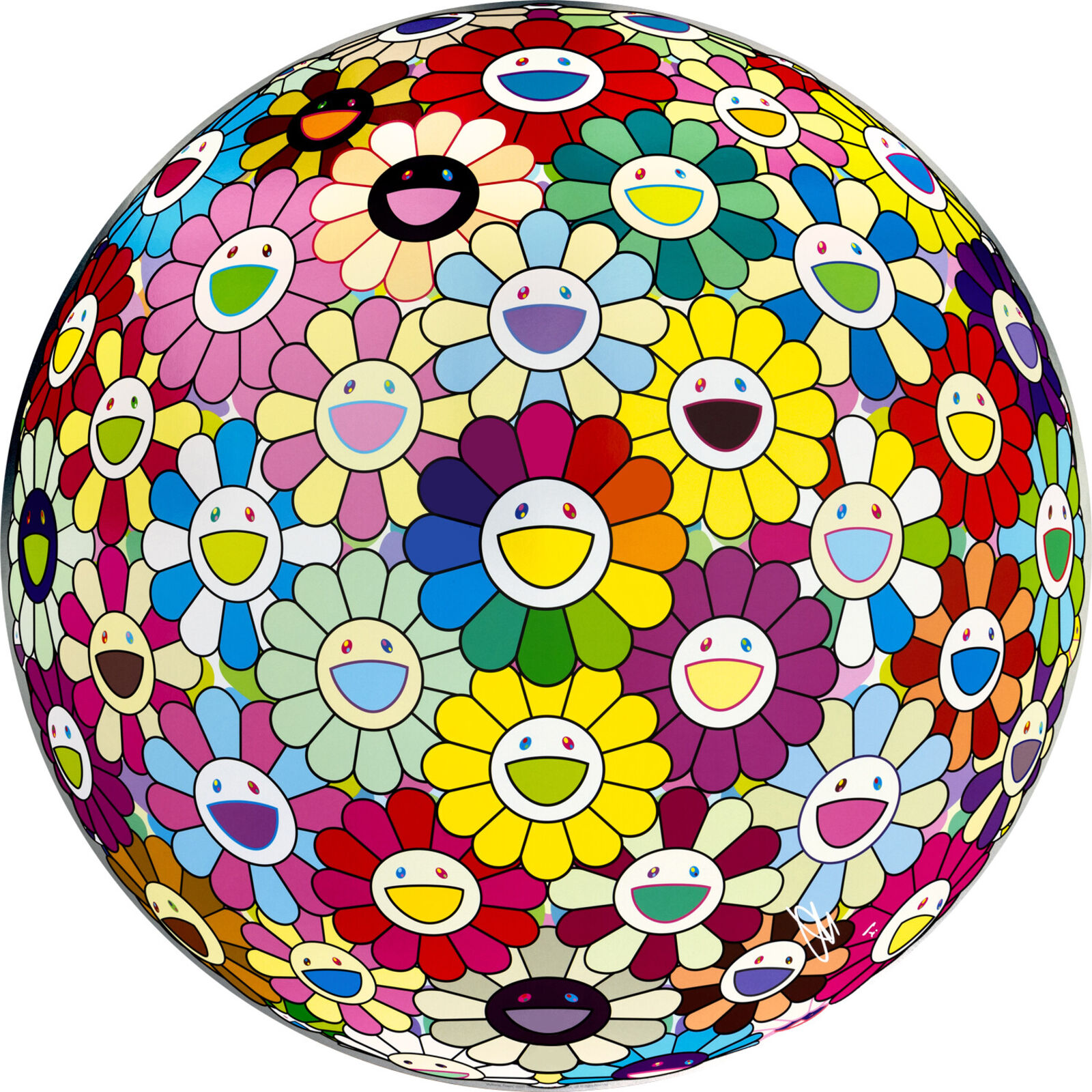 Multiverse, Flowers by Takashi Murakami, 2023