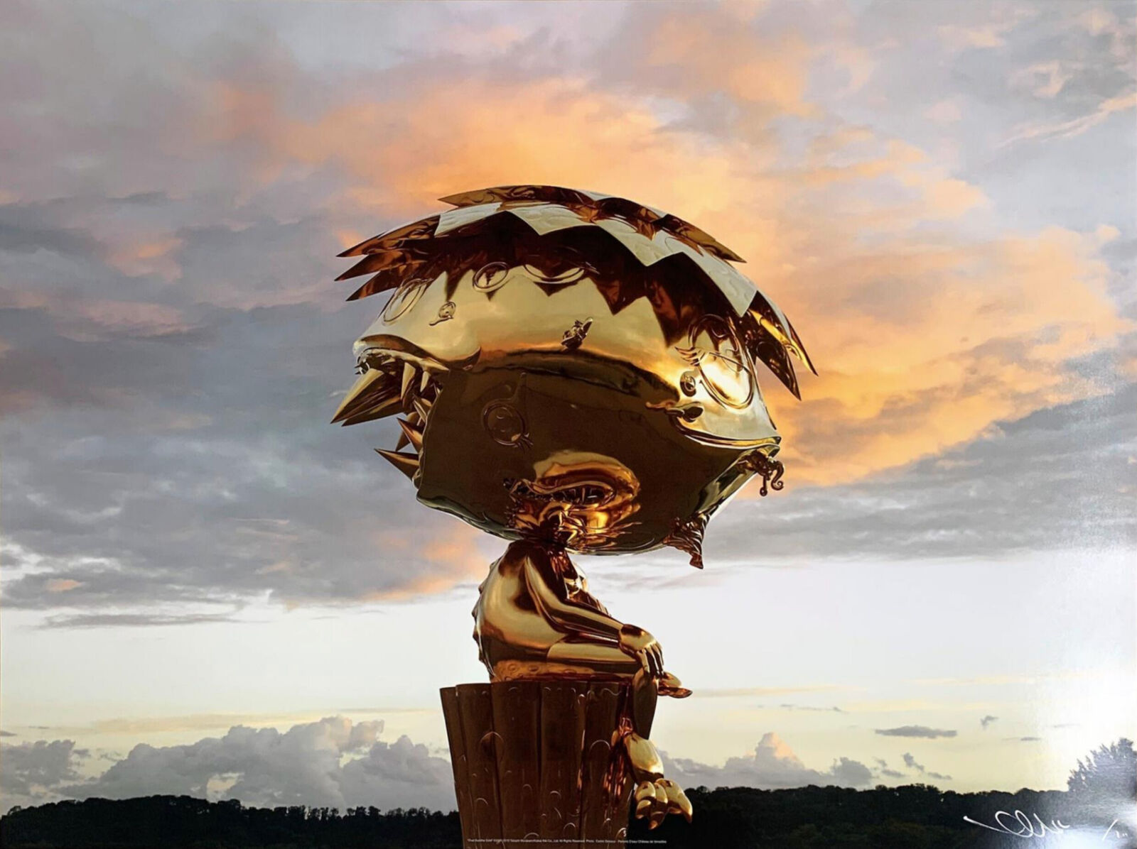 Oval Buddha Gold by Takashi Murakami, 2011