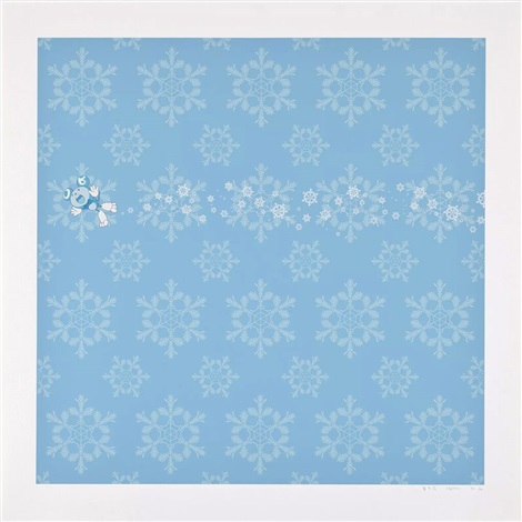 Artwork by Takashi Murakami, Snow, Made of Silkscreen 