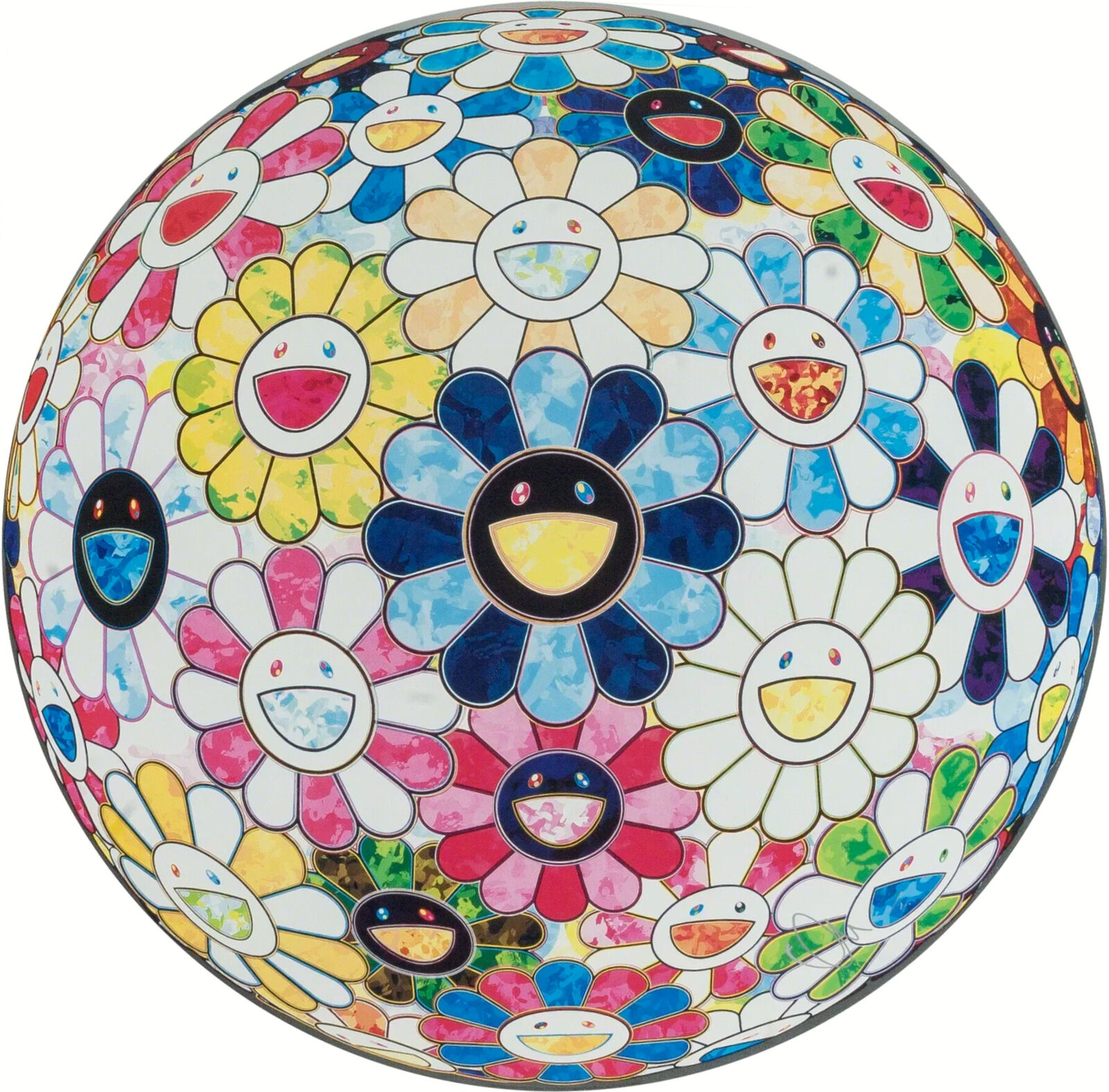 The Flowerball's Painterly Challenge by Takashi Murakami, 2016