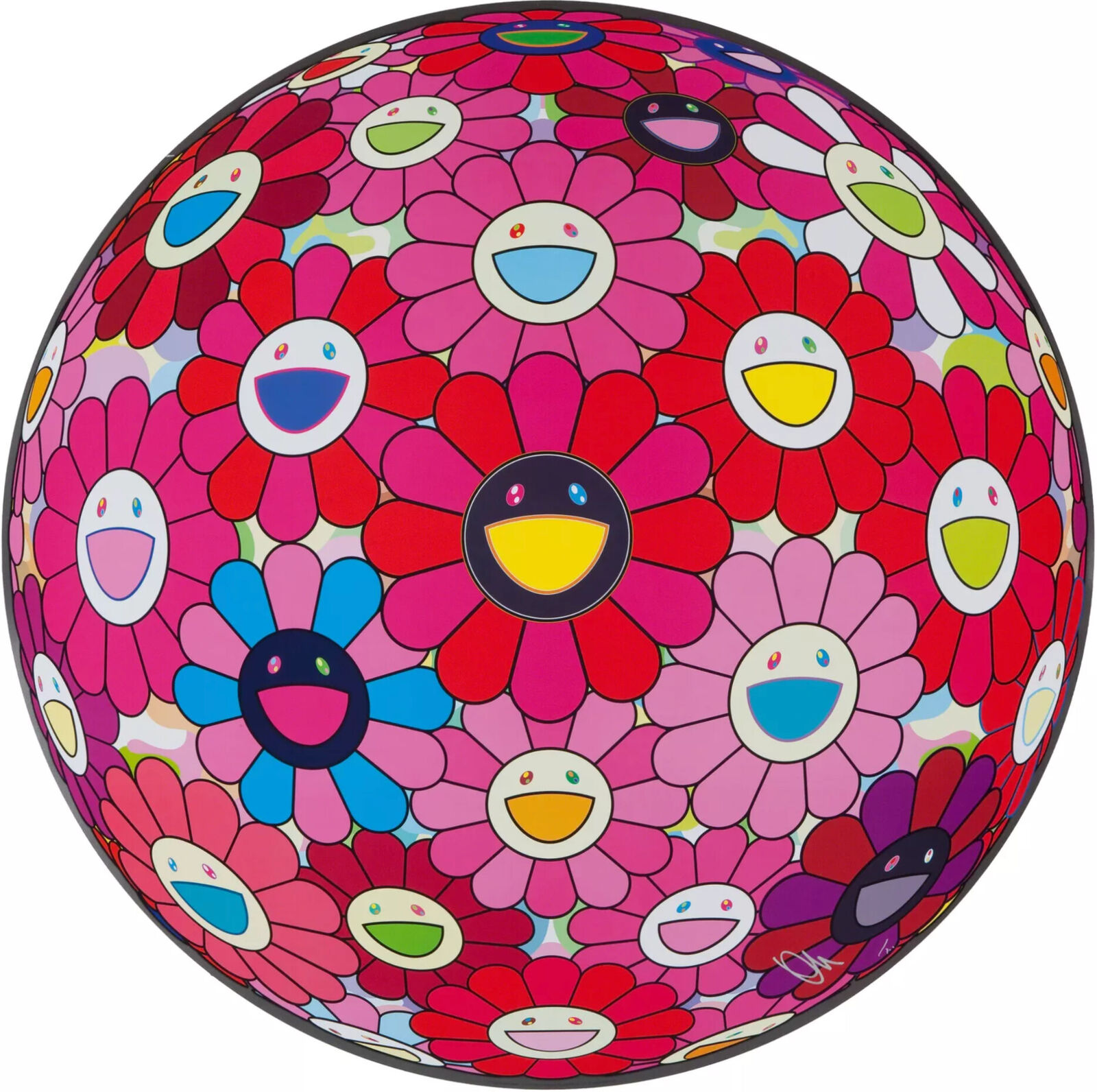Artwork by Takashi Murakami, Thoughts on Picasso, Made of 4c offset print + foil + high gloss varnishing 
