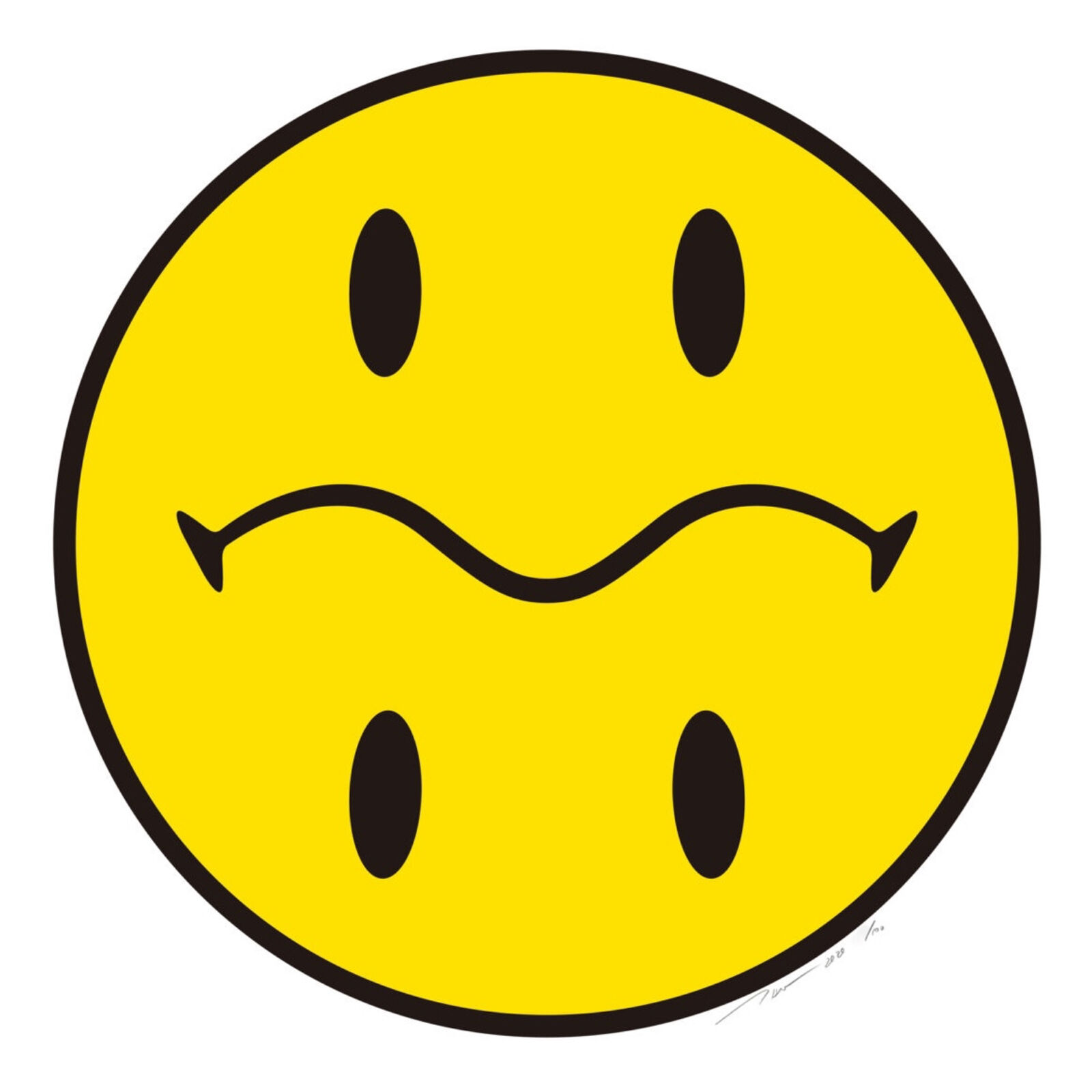 Tonari no Mr. Smiley by Takashi Murakami, 2020