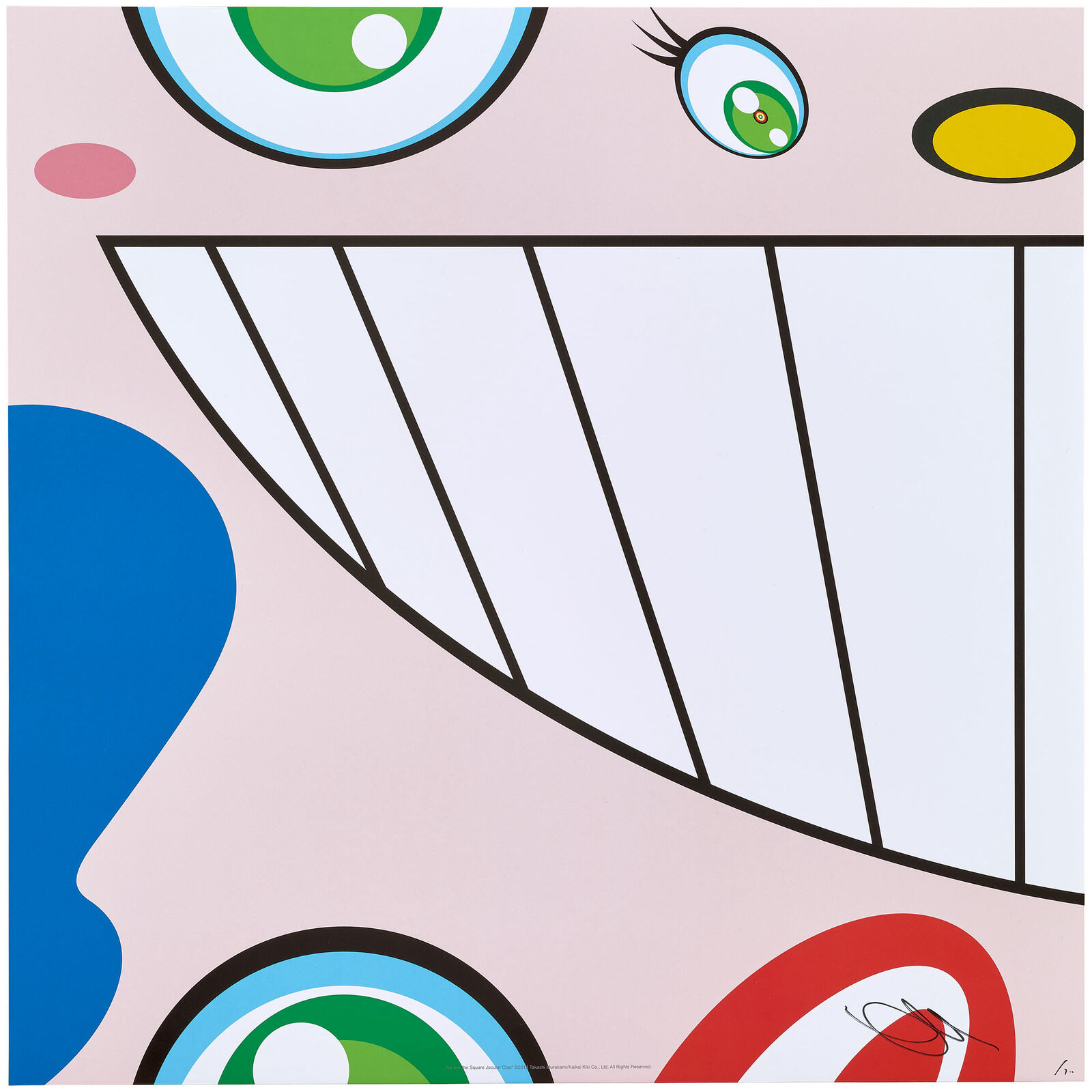 We Are the Square Jocular Clan (2) by Takashi Murakami, 2018