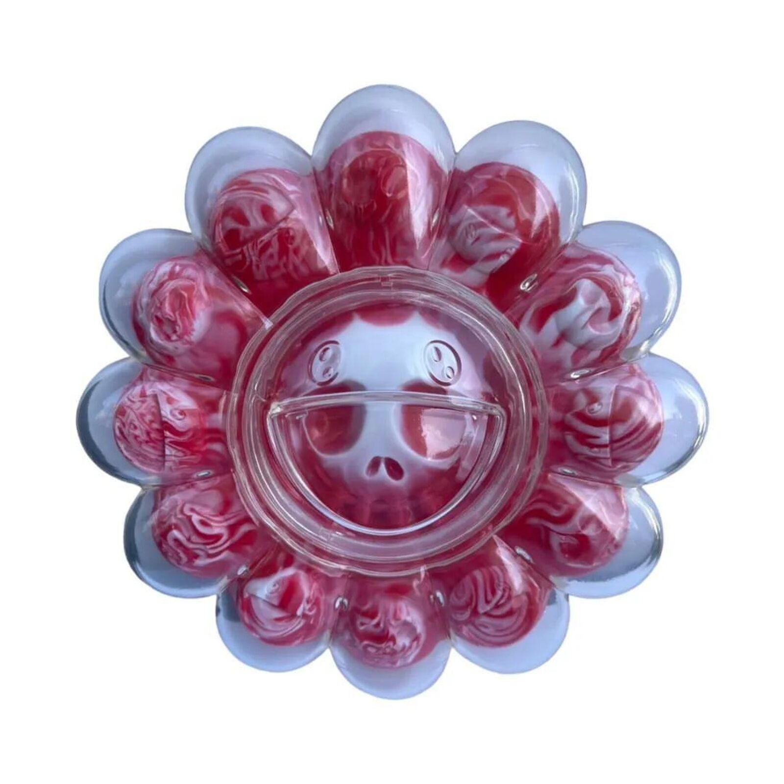 Artwork by Takashi Murakami, X-Ray Flowers (Marbled Red), Made of PVC 