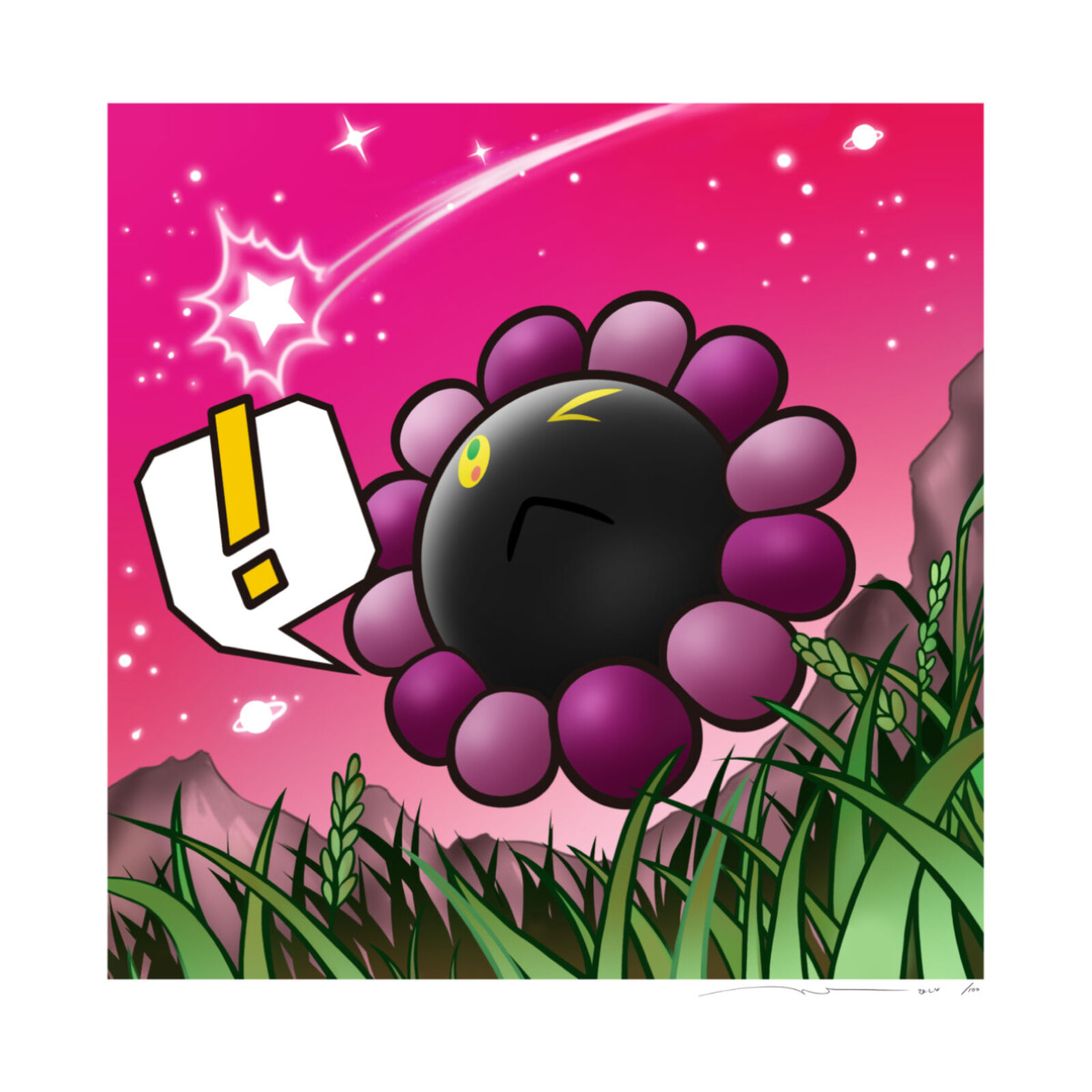 Murakami Flower #0778 Inspiration by Takashi Murakami, 2024