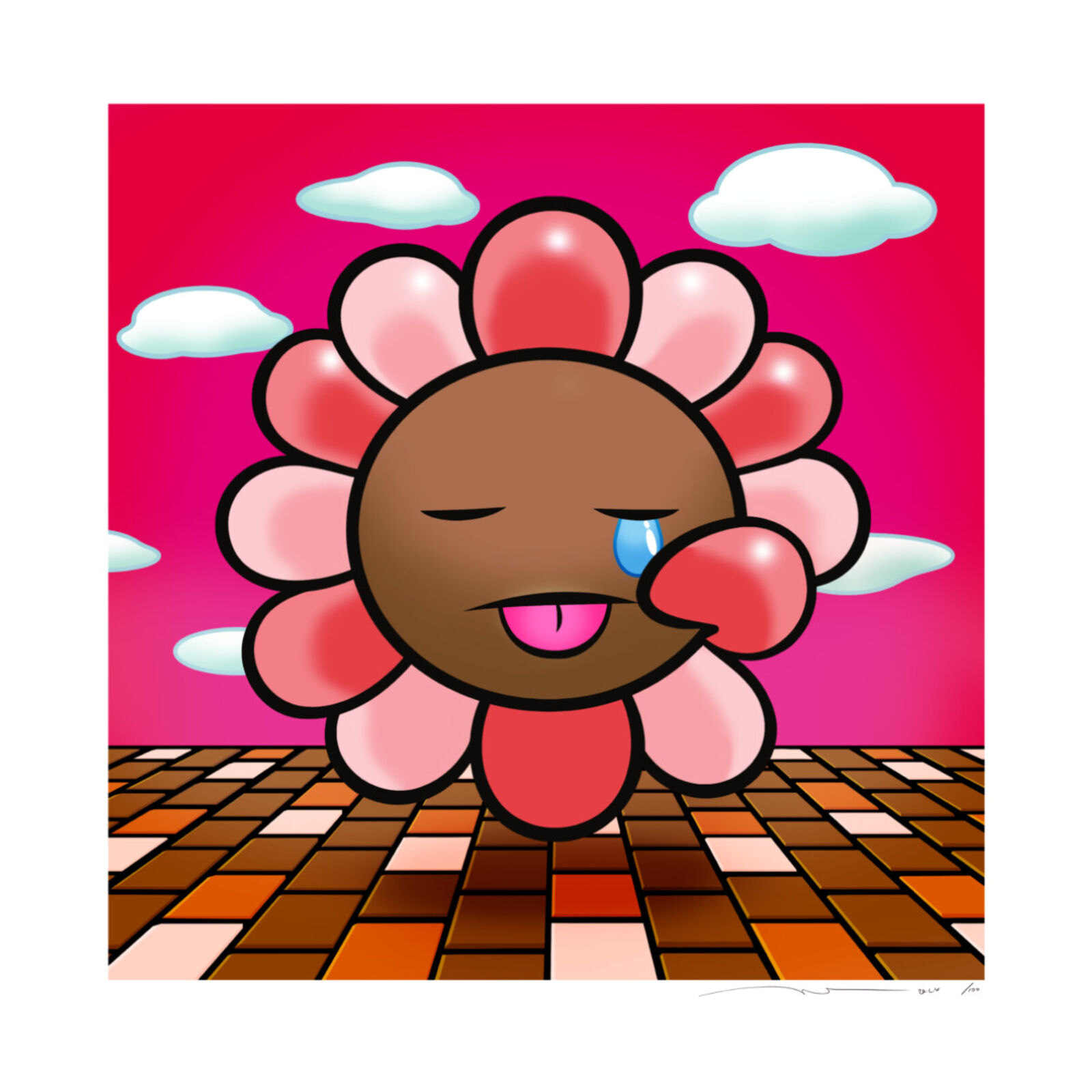 Murakami.Flower #4420 I miss playing games by Takashi Murakami, 2024