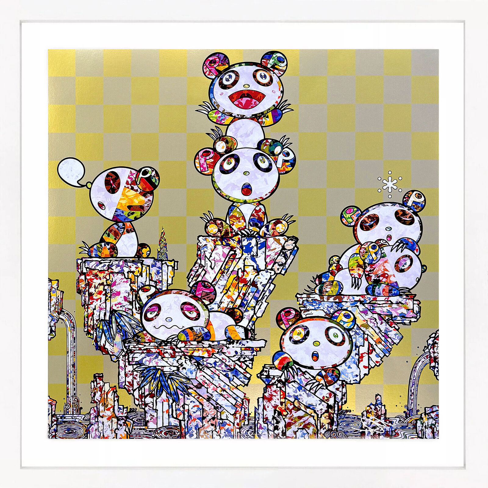 Panda Cubs Pandas by Takashi Murakami, 2019