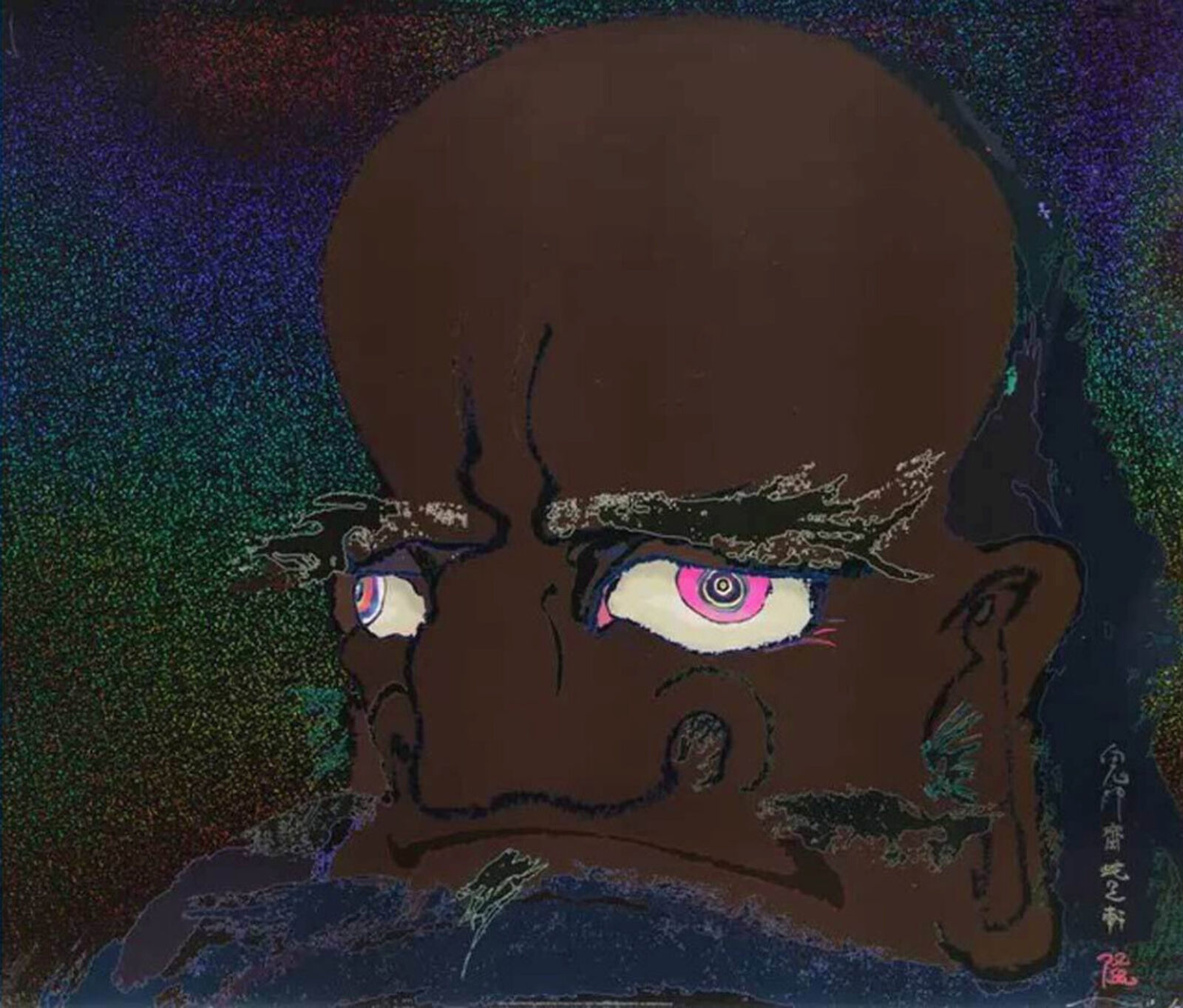 When robbed of four limbs, against all odds, the heart is set free. by Takashi Murakami, 2008