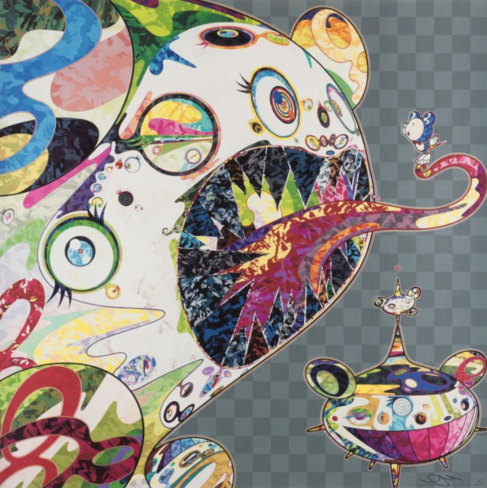 Homage to Francis Bacon (Study of George Dyer) by Takashi Murakami, 2017