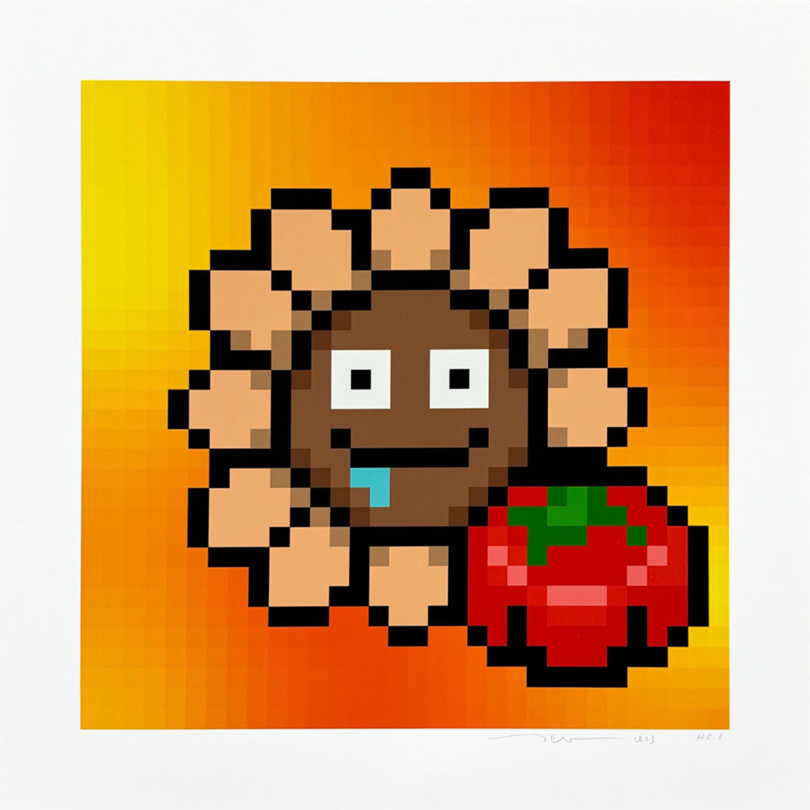 Murakami Flower #4703 Tomato by Takashi Murakami, 2023